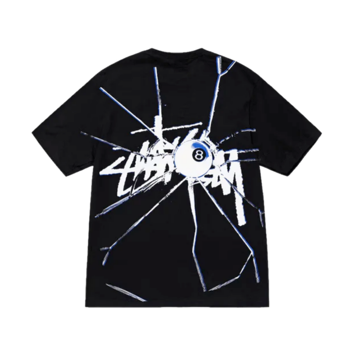 Stüssy Shattered Tee "Black" - street-bill.dk