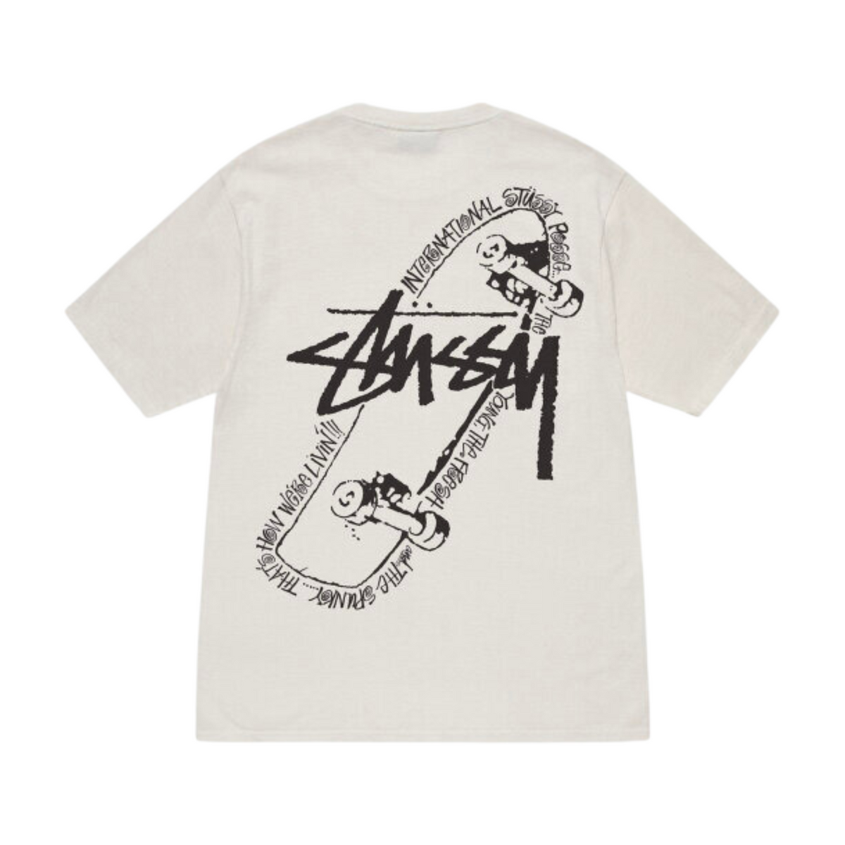 Stüssy Skate Posse Pigment Dyed T-shirt "Natural"