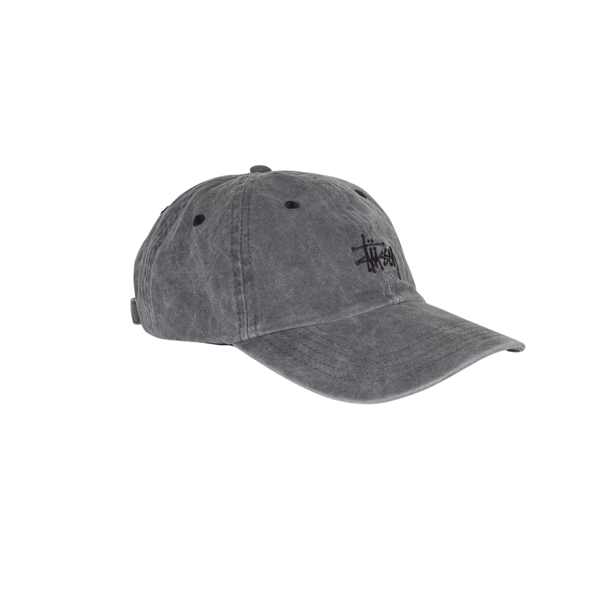 Stüssy Smooth Stock Enzyme Wash Cap "Grey"