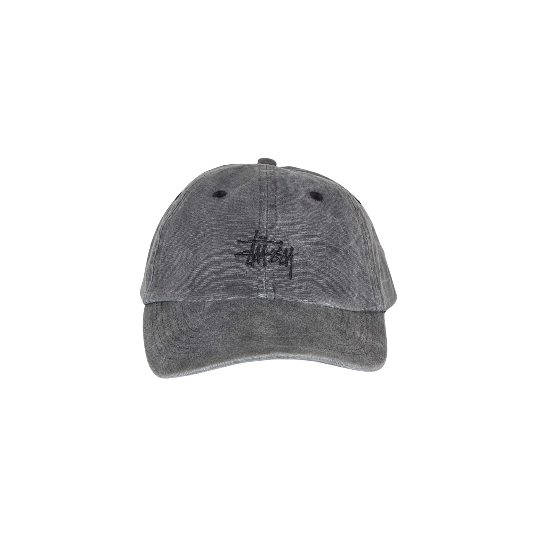 Stüssy Smooth Stock Enzyme Wash Cap "Grey"