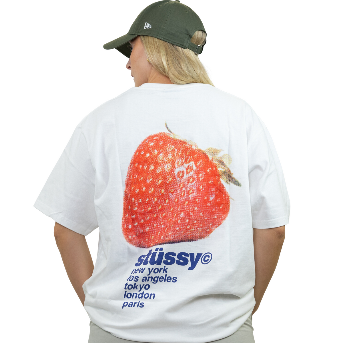 Stüssy Strawberry T-shirt "White"