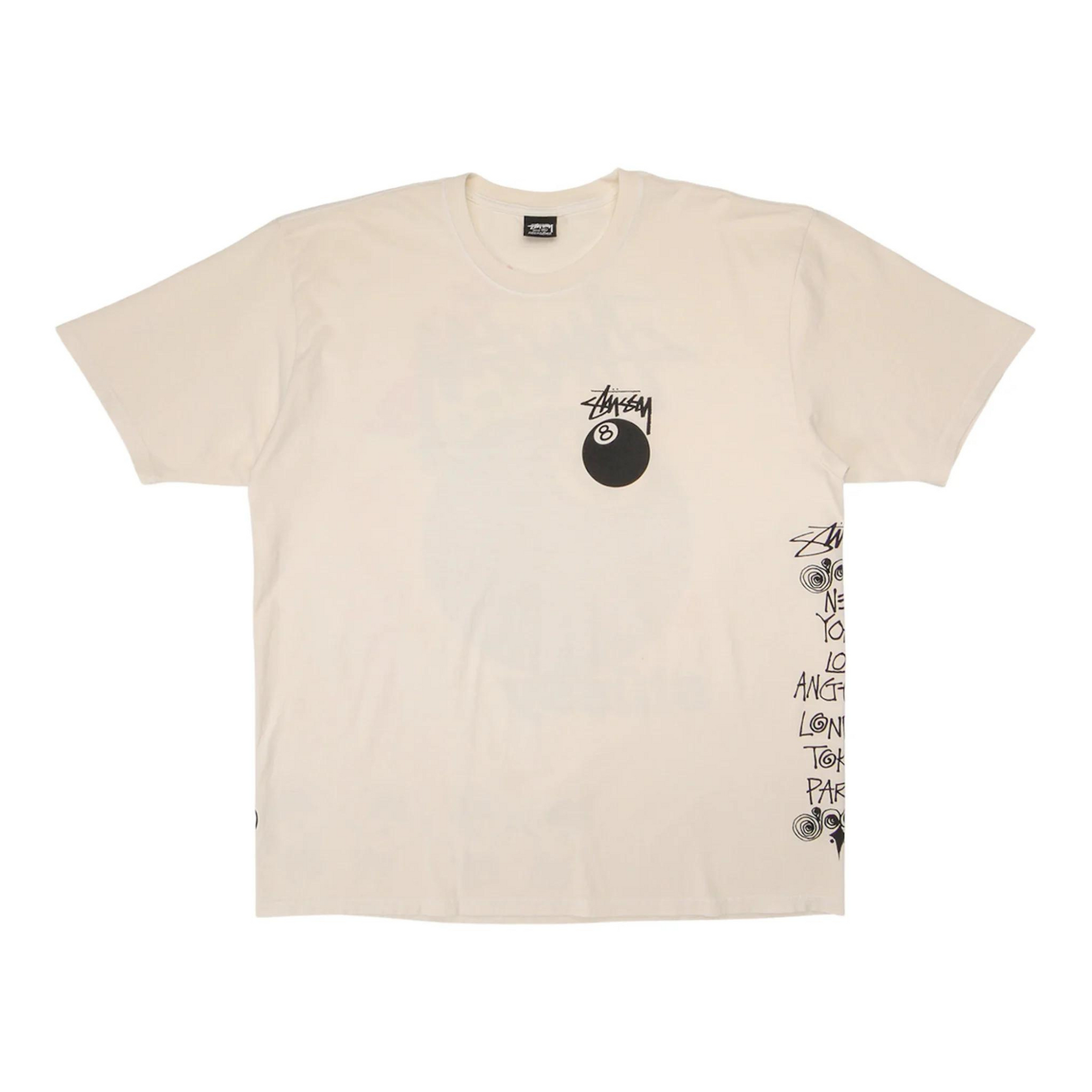 Stüssy Test Strike Pigment Dyed Tee "Natural" - street-bill.dk