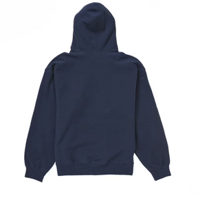 Supreme Box Logo hoodie navy  ryg