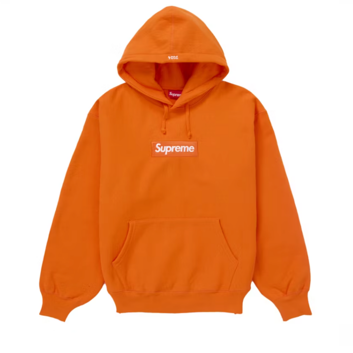 Supreme Box Logo hoodie orange