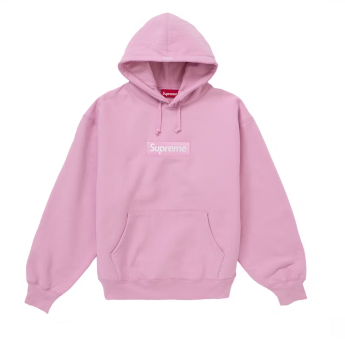 Supreme Box Logo hoodie pink front