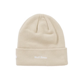 Supreme box logo beanie cream bagisde