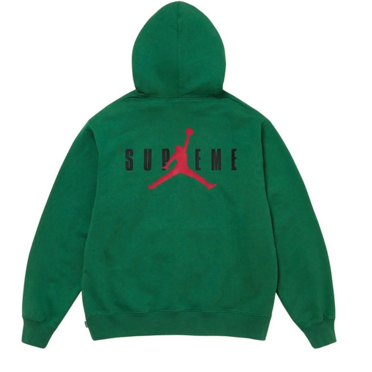 Supreme x Jordan Hoodie green back