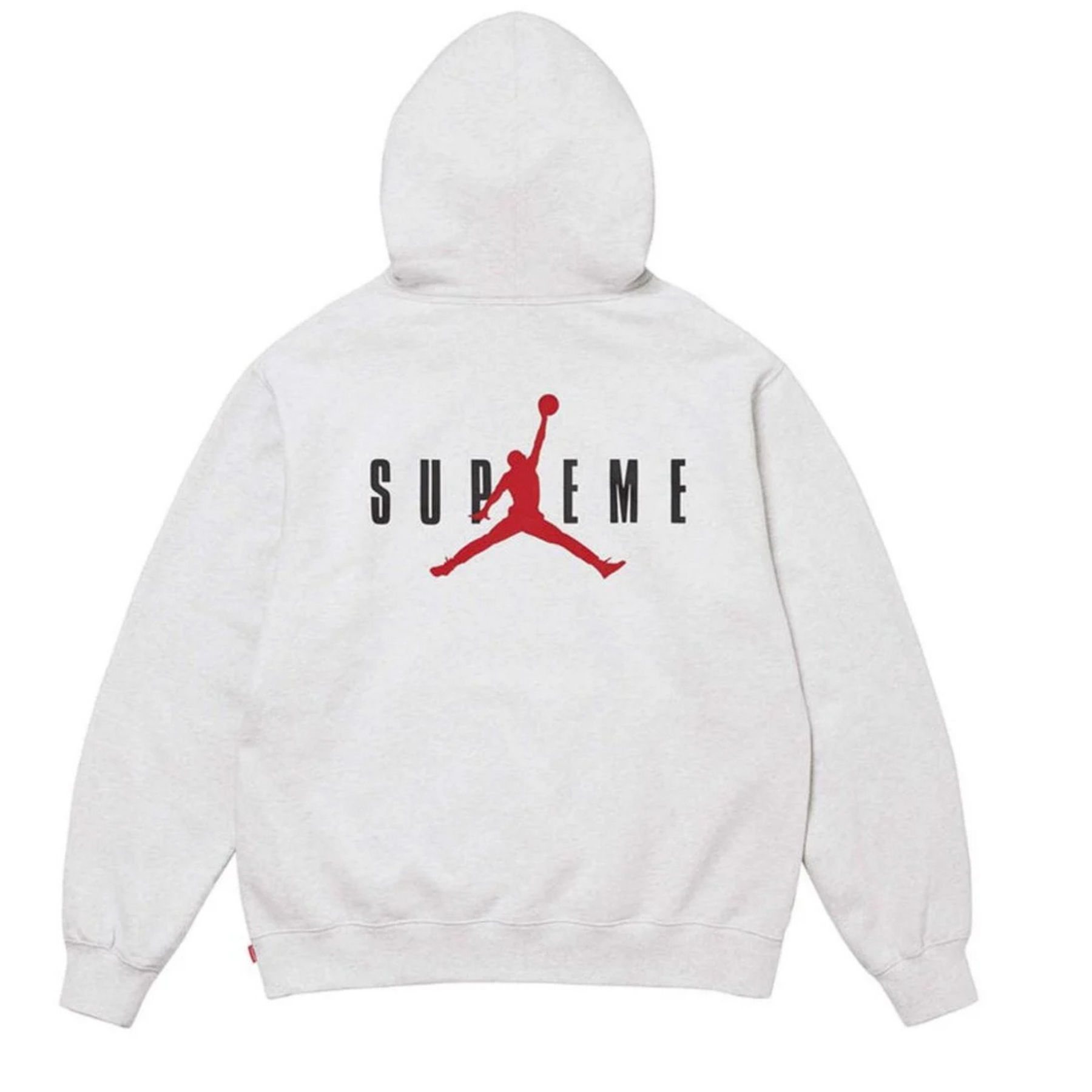 Supreme x Jordan Hoodie Grå back