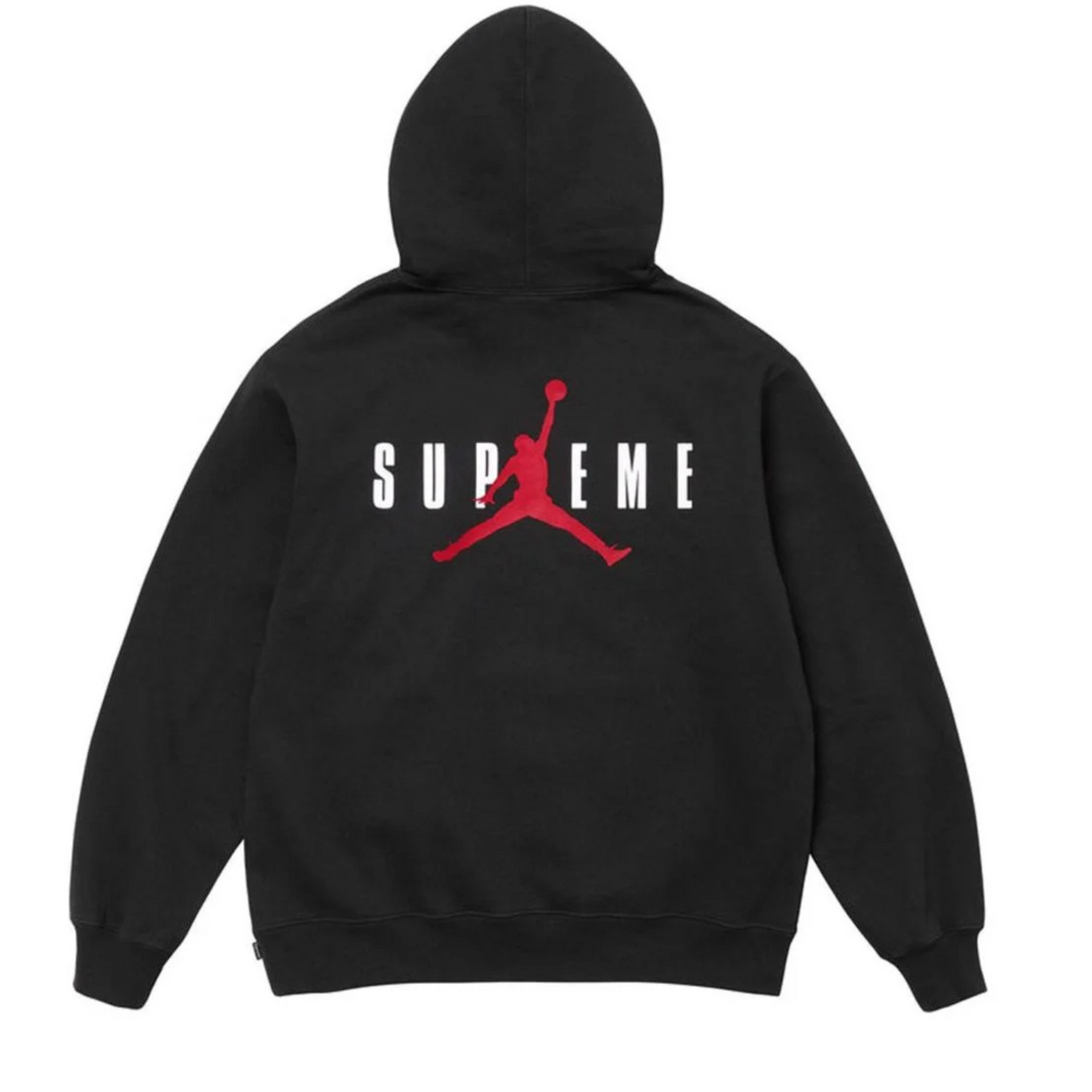 Supreme x Jordan Hoodie black back