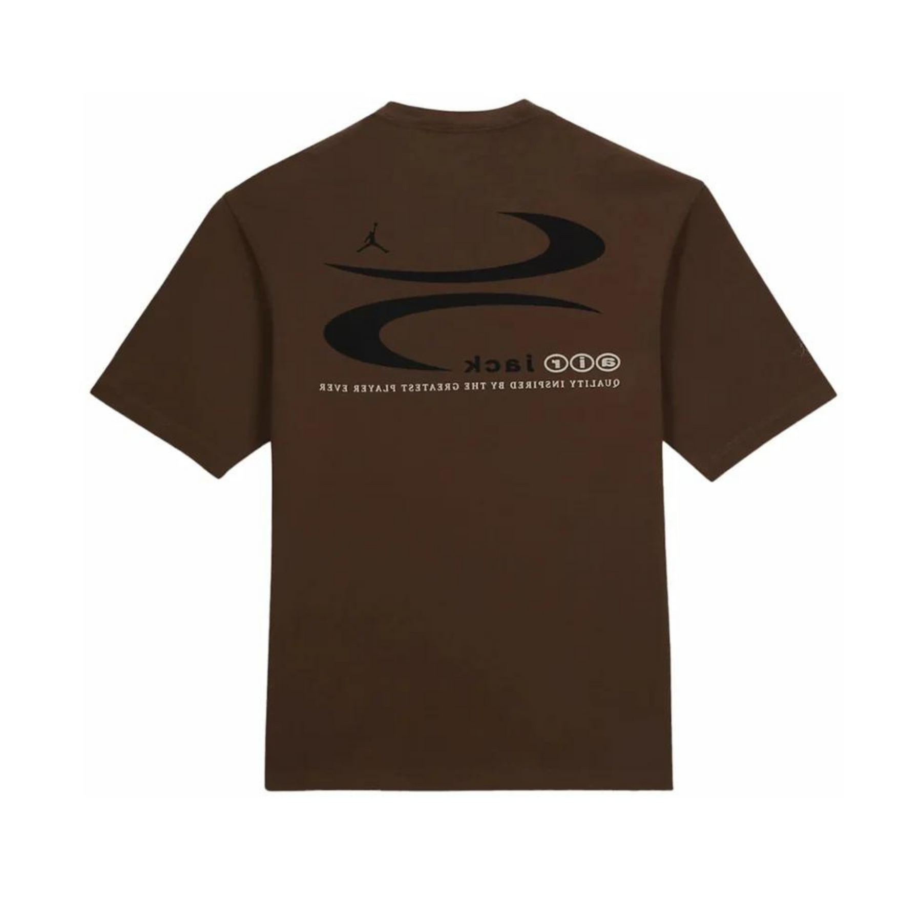 Travis scott t-shirt Brown  back