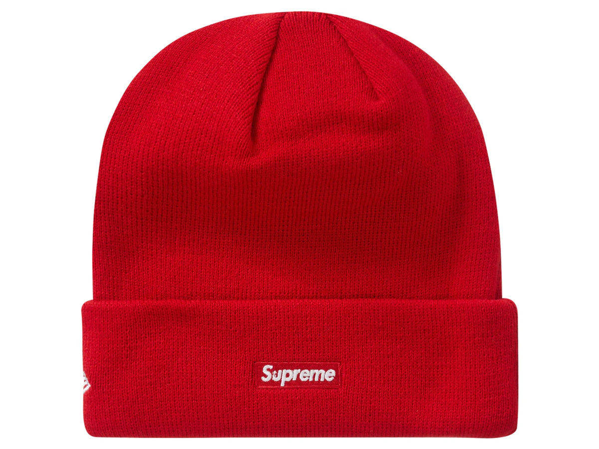 Supreme New Era S Logo Beanie (FW22) Red