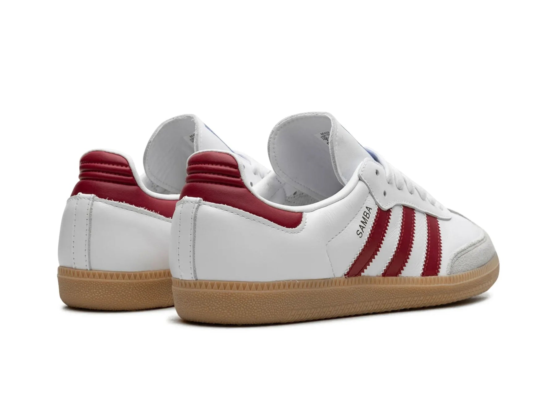 adidas Samba OG White Burgundy Gum