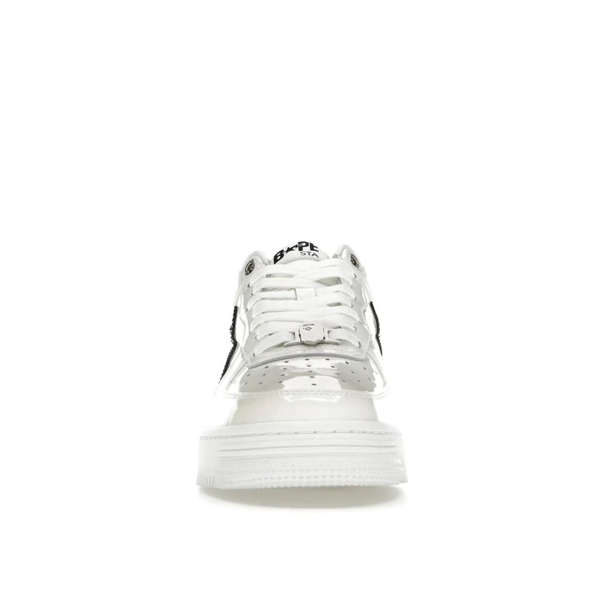 A Bathing Ape Bape Sta #2 White Patent