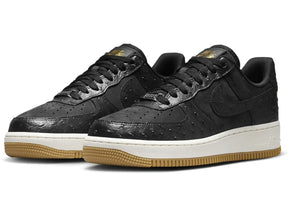 Nike Air Force 1 Low '07 Black Ostrich Gum (Women's)