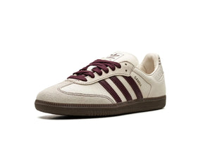 adidas Samba OG Wonder White Maroon (Women's)