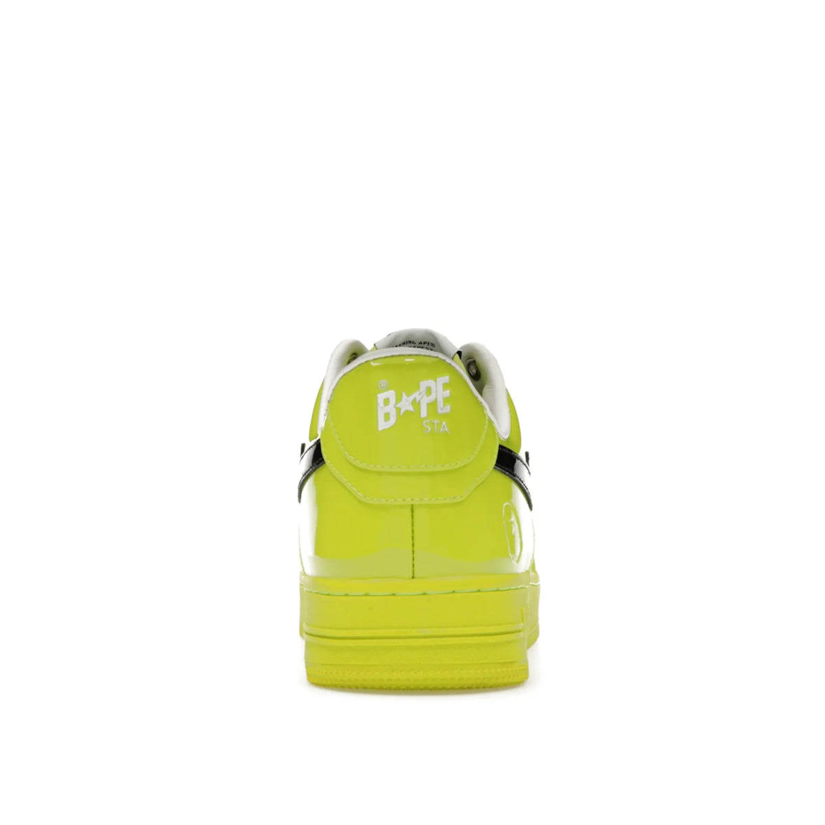 A Bathing Ape Bape Sta #2 Yellow Patent