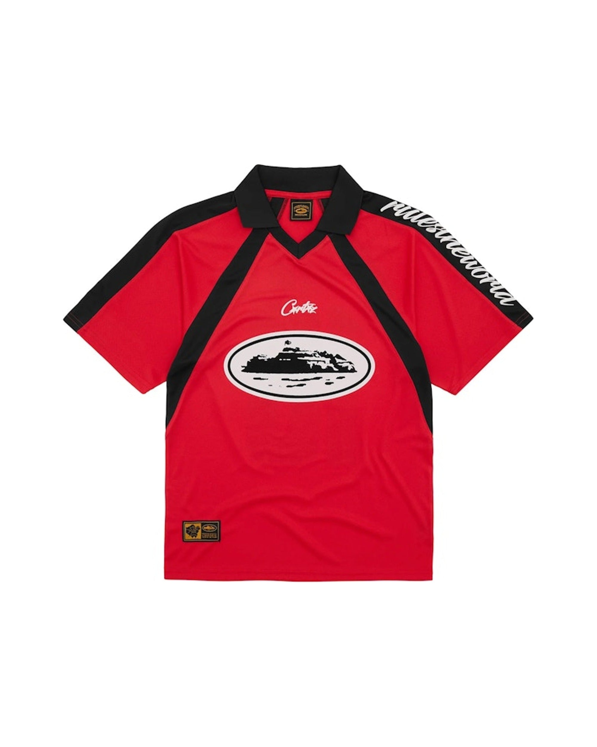 Corteiz Alcatraz Football Jersey Red