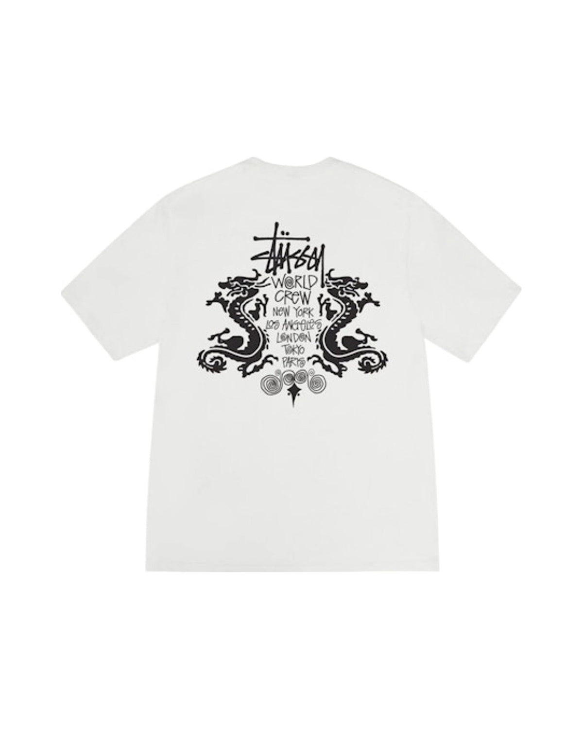 Stussy Double Dragon Pigment Dyed Tee Natural