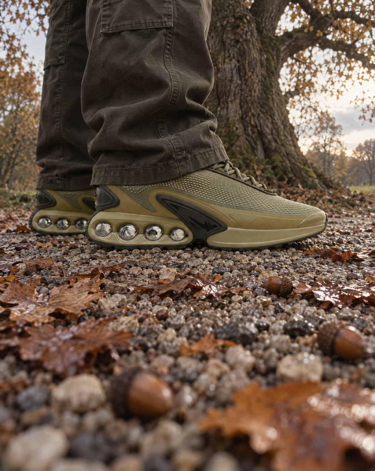 Nike Air Max Dn Neutral Olive Black - on-foot
