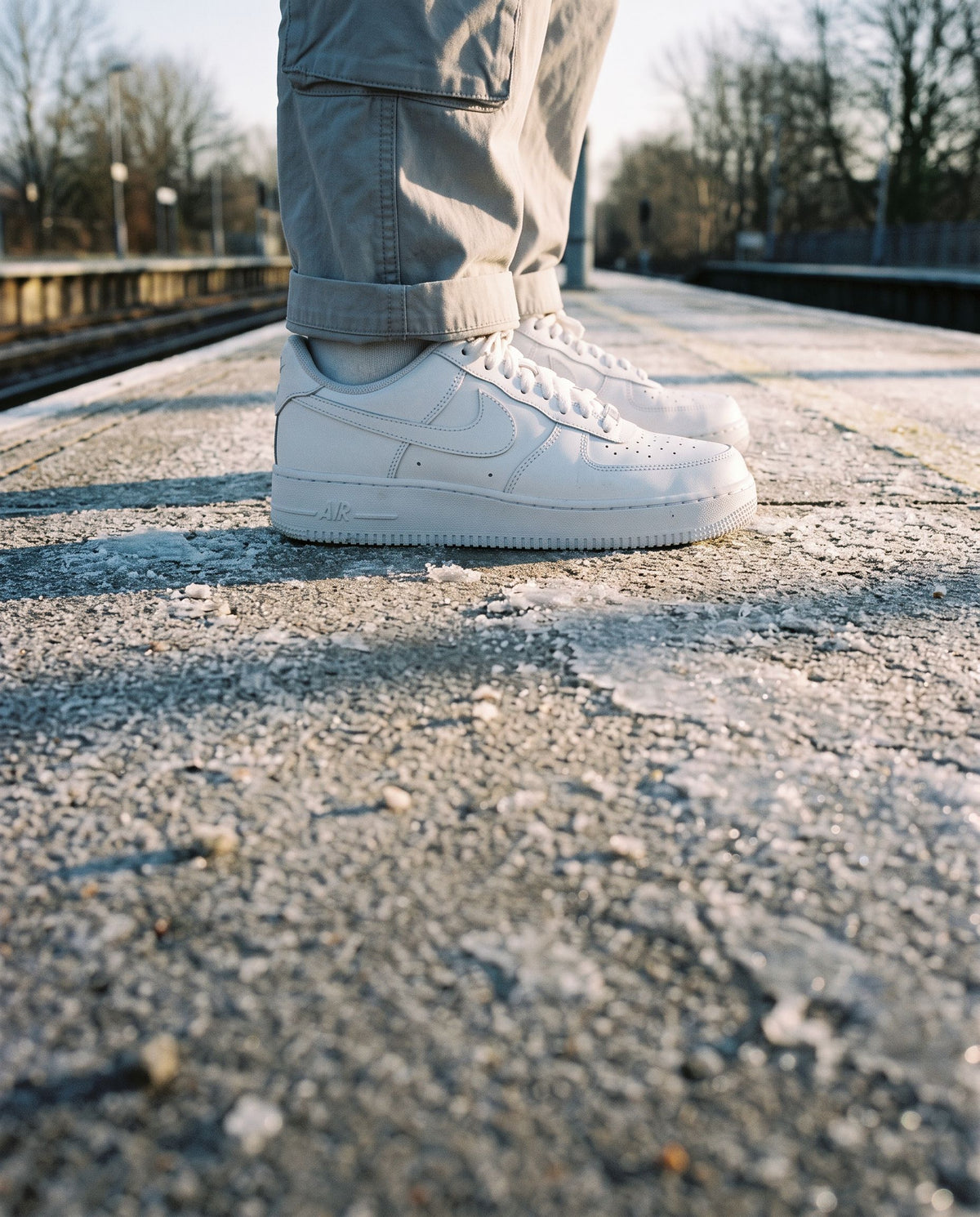 Nike Air Force 1 Low '07 White - on-foot