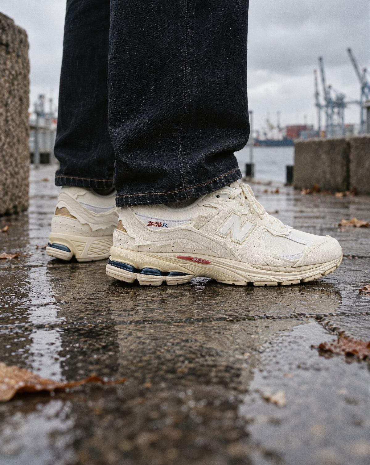 New Balance 2002R Protection Pack Sea Salt - on-foot