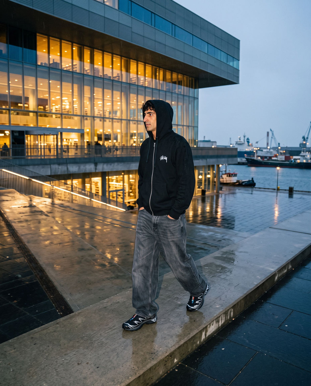 Salomon XT-6 Gore-Tex Black Silver - streetstyle i København