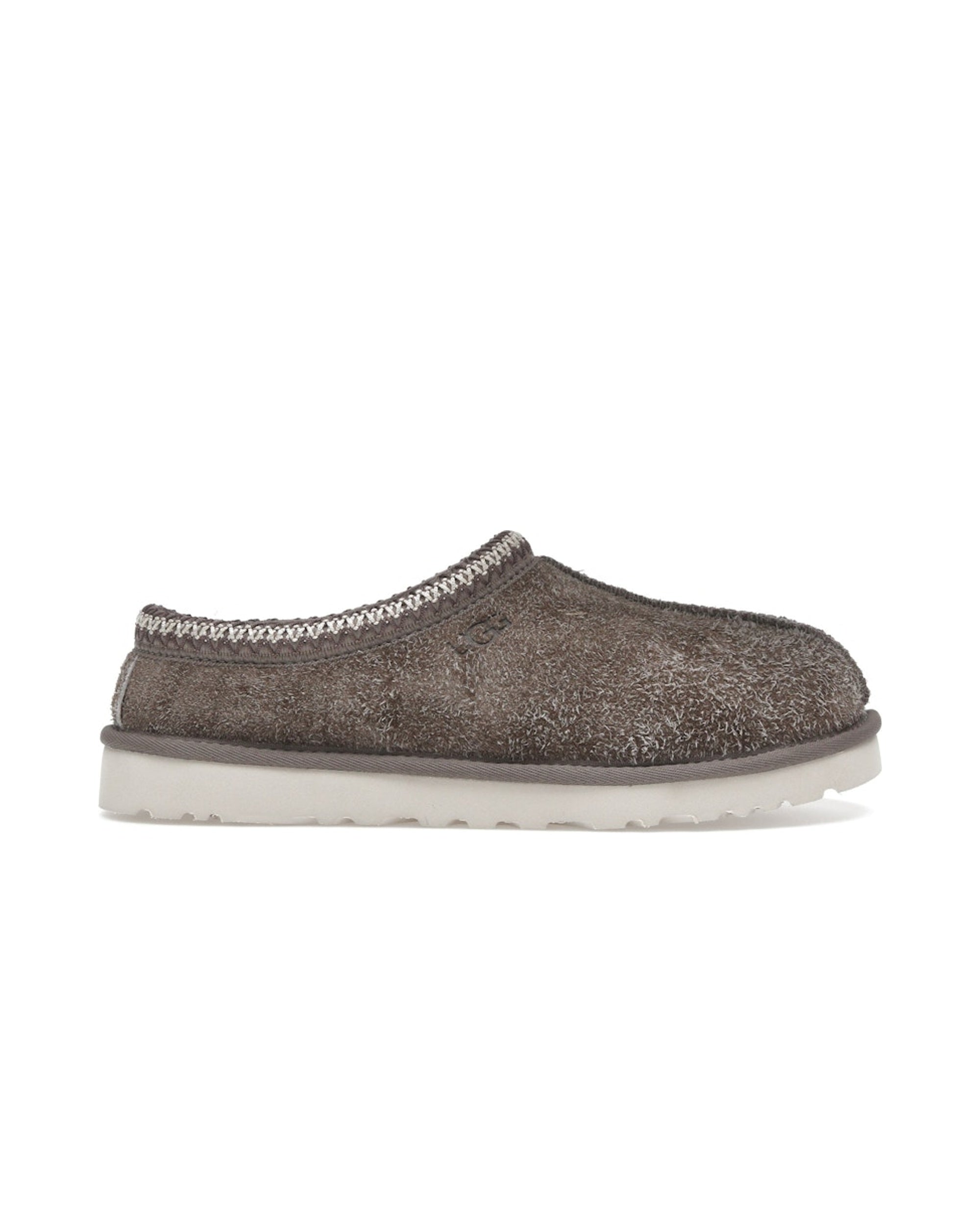 UGG Tasman Shaggy Suede Slipper Smoke Plume