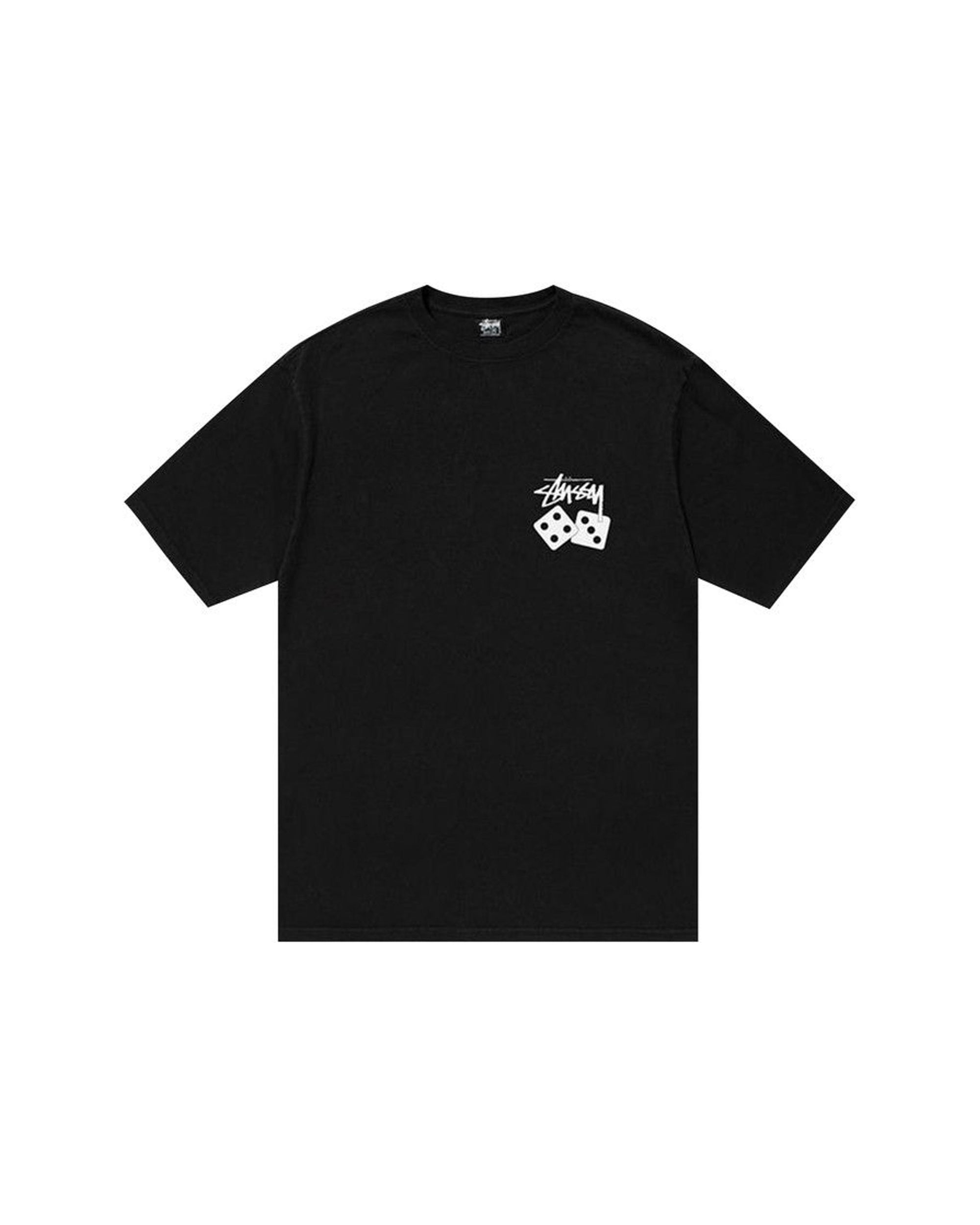 Stussy Dice Pigment Dyed Tee Black