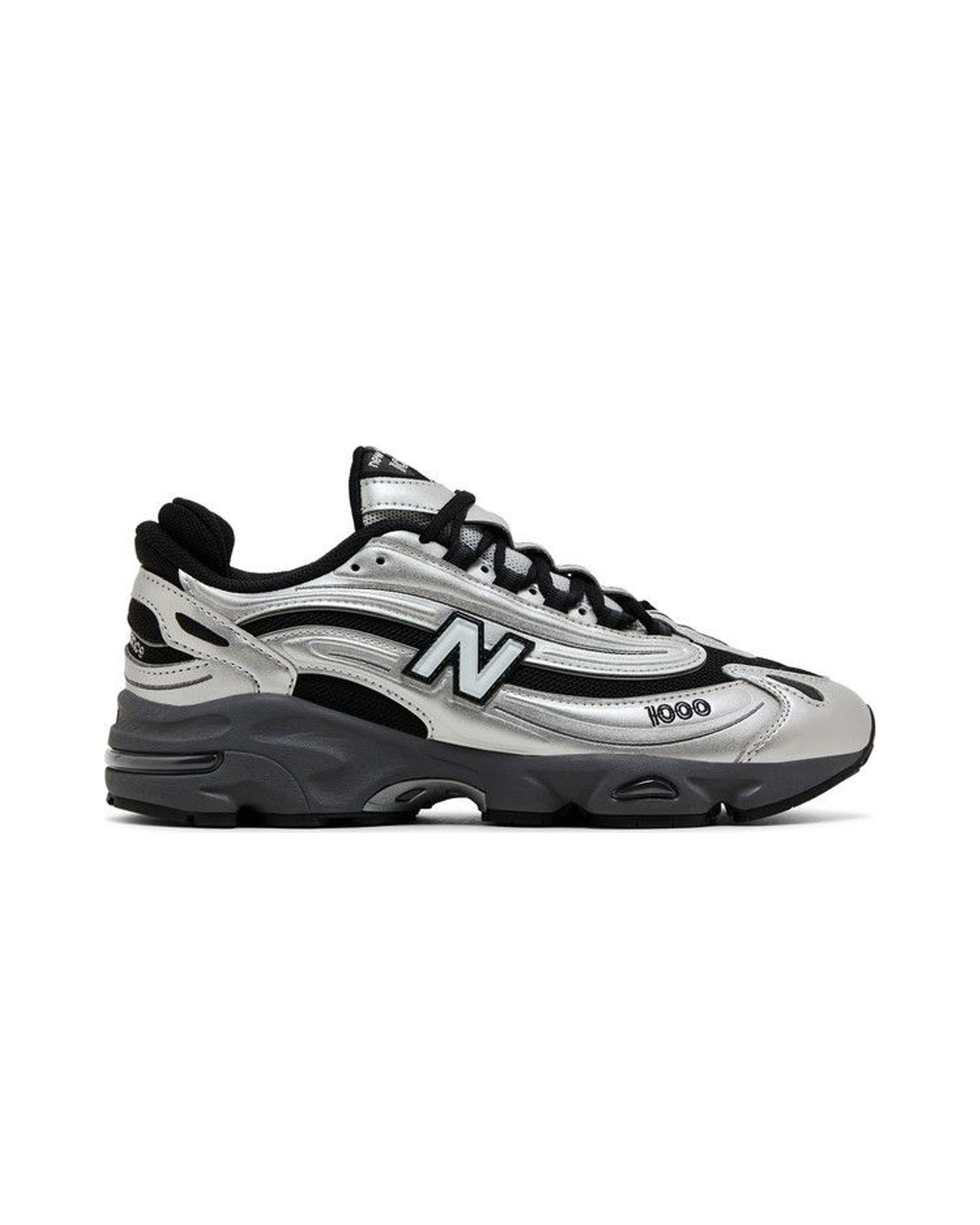 New Balance 1000 Black Silver Metallic