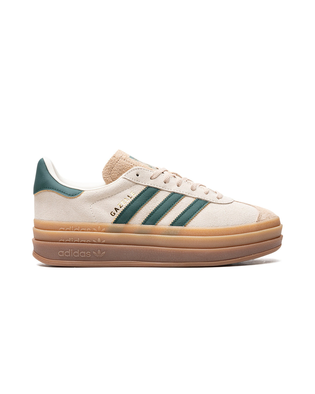 adidas Gazelle Bold Magic Beige Collegiate Green (Women's)