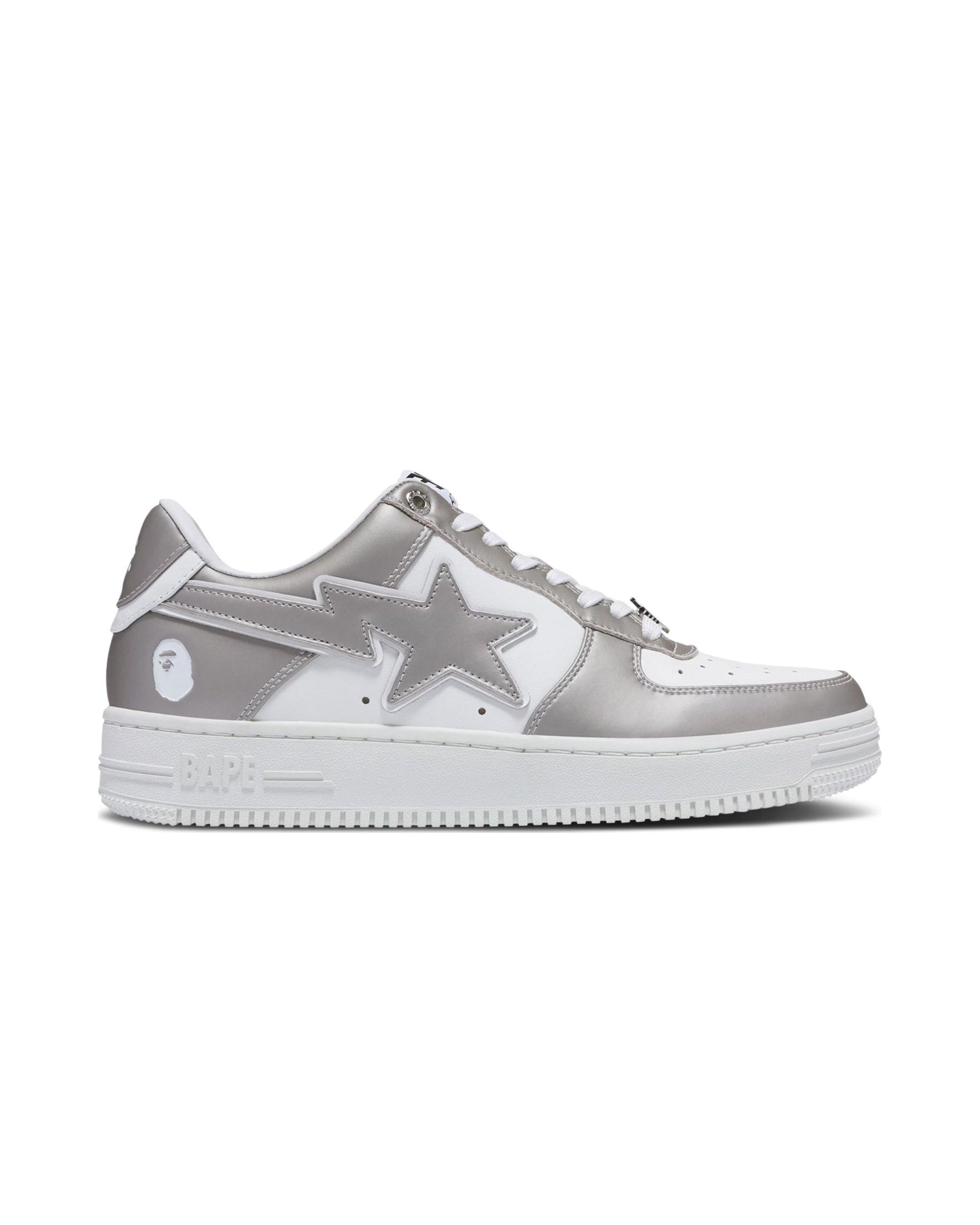 A Bathing Ape Bape Sta #4 Silver