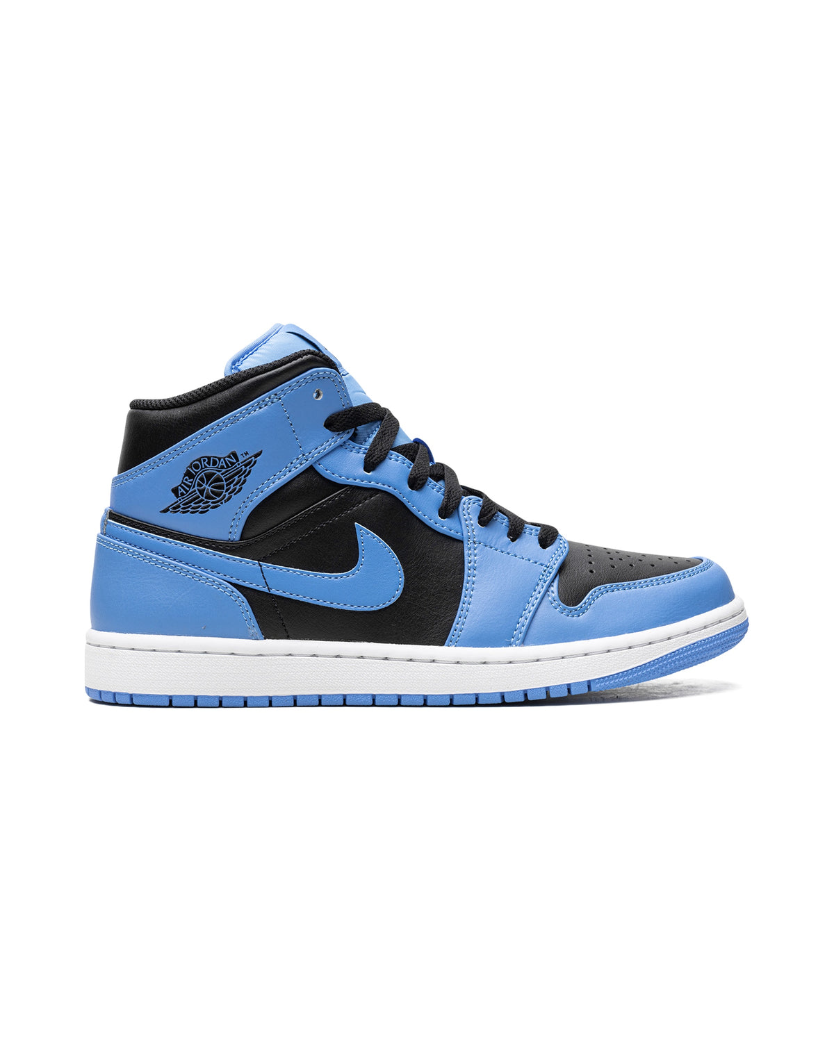 Jordan 1 Mid University Blue Black