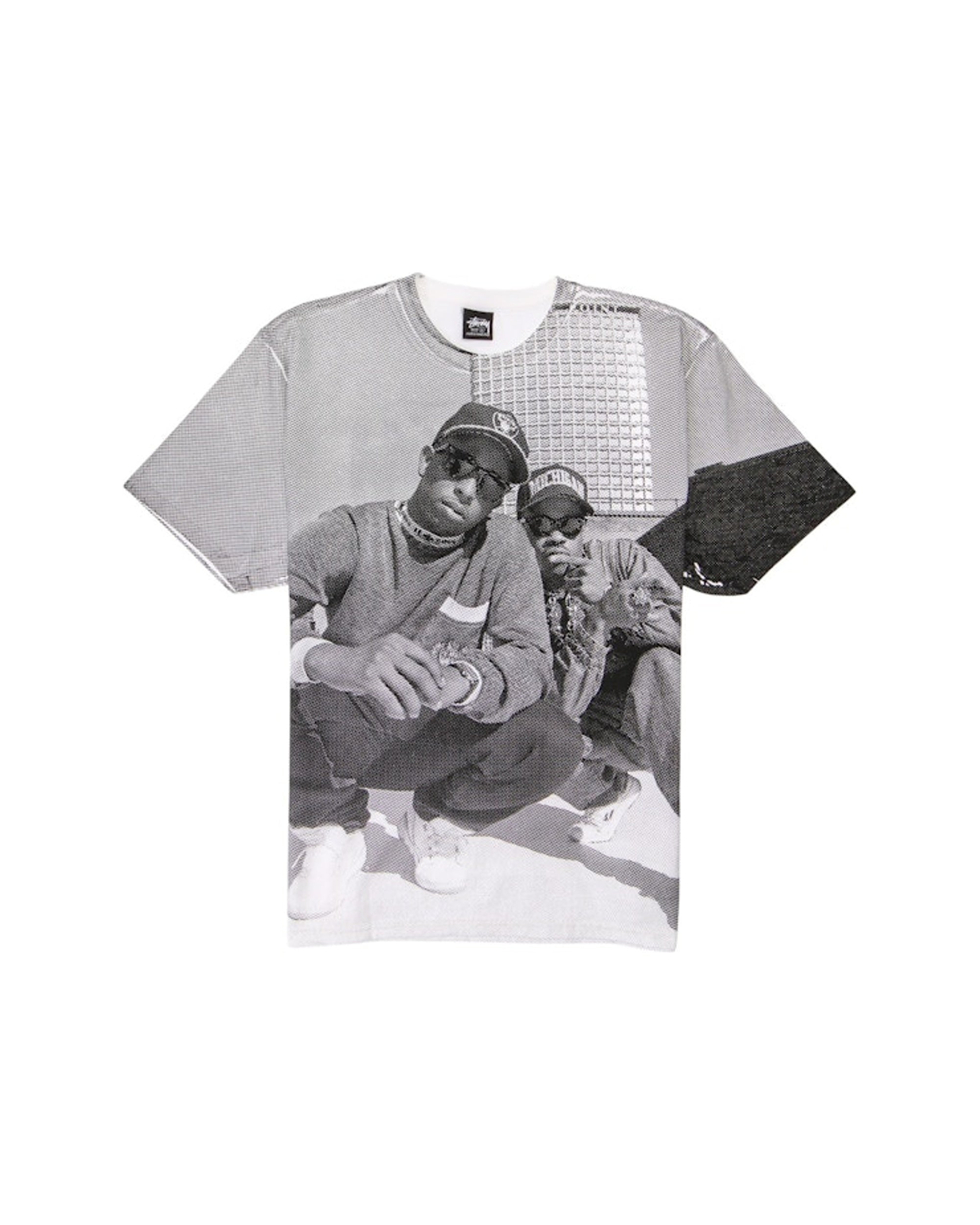 Stussy Gang Starr Tee Multicolor/White