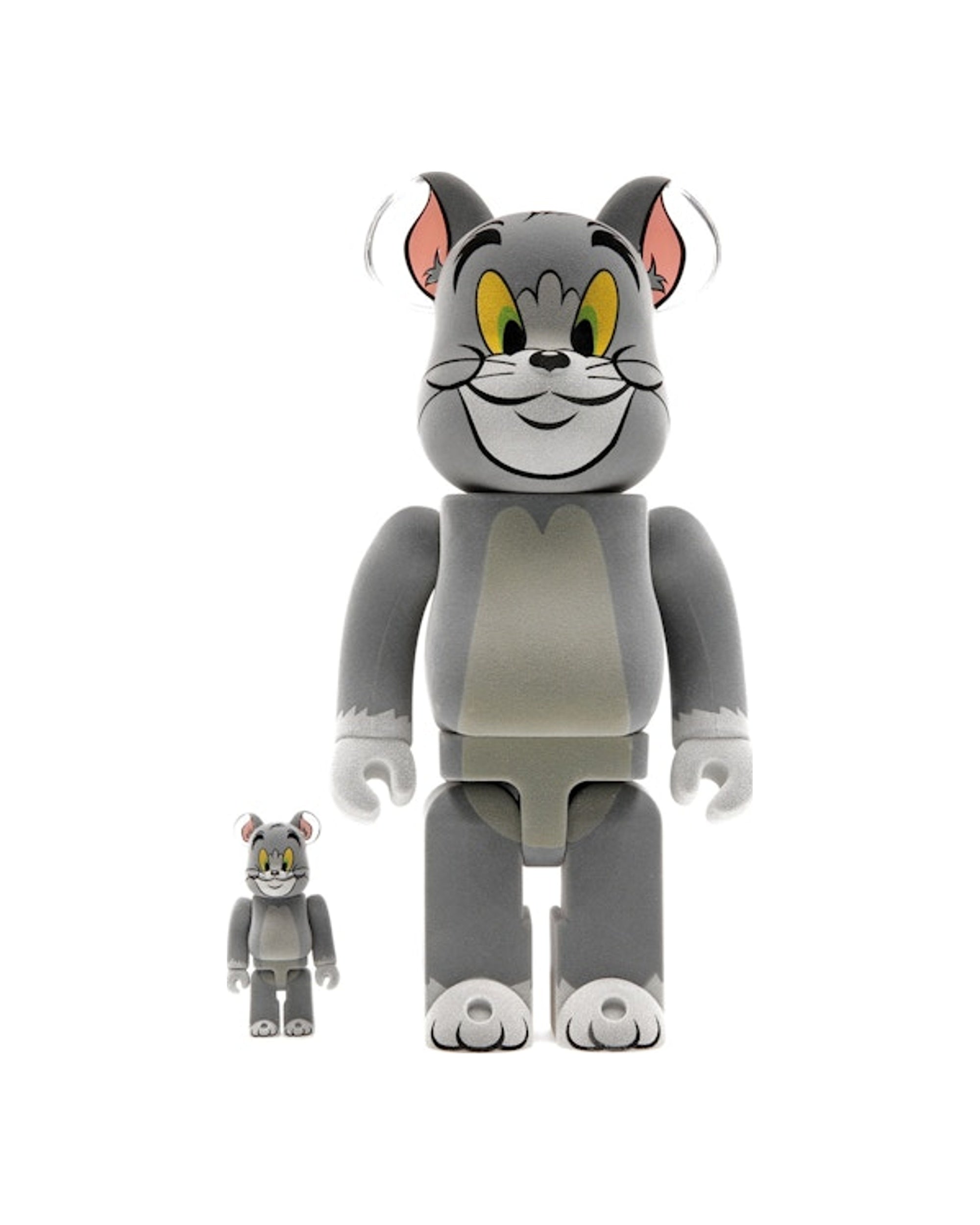 Bearbrick Tom and Jerry: Tom Flocky 100% & 400% Set