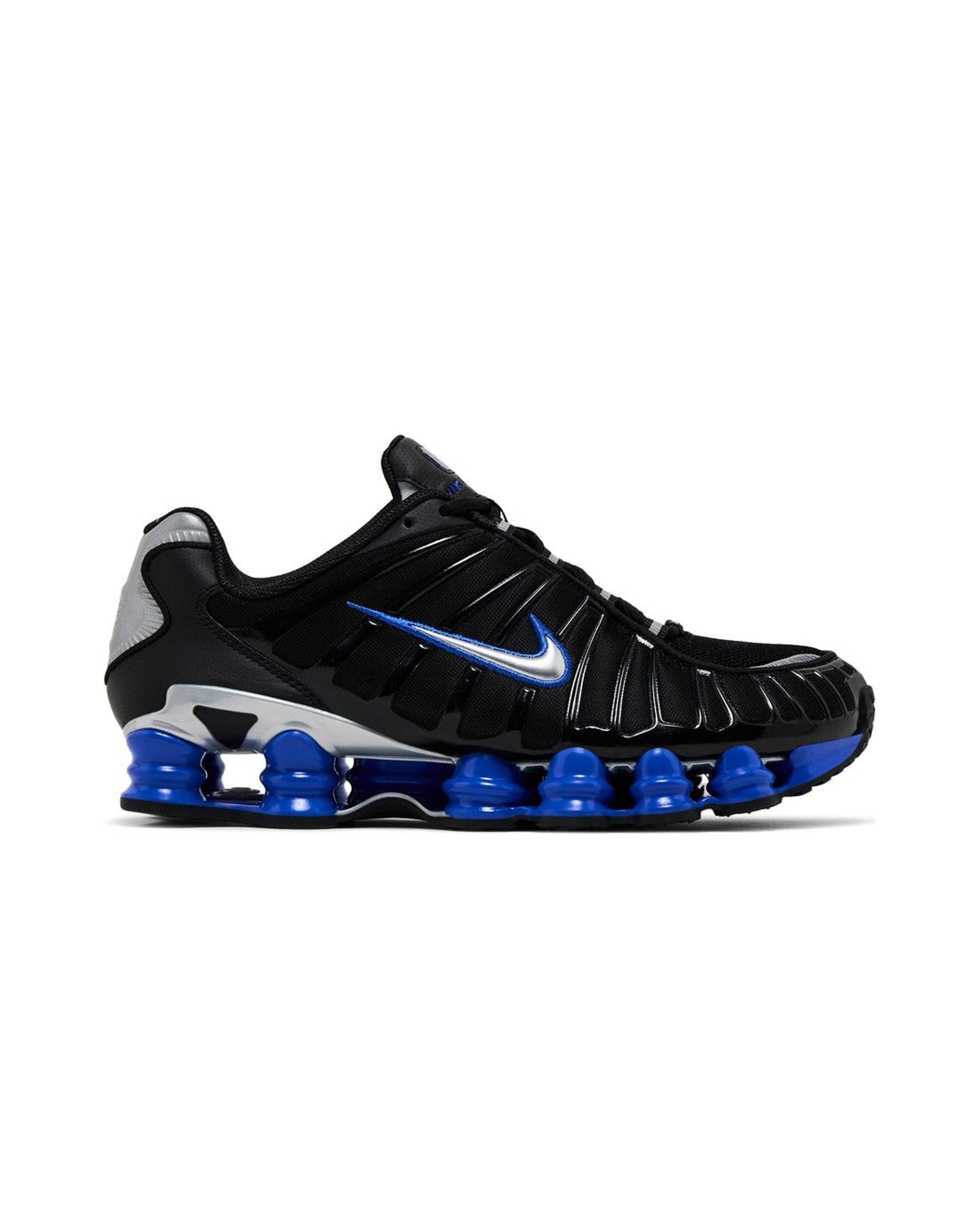 Nike Shox TL Black Racer Blue Metallic Silver