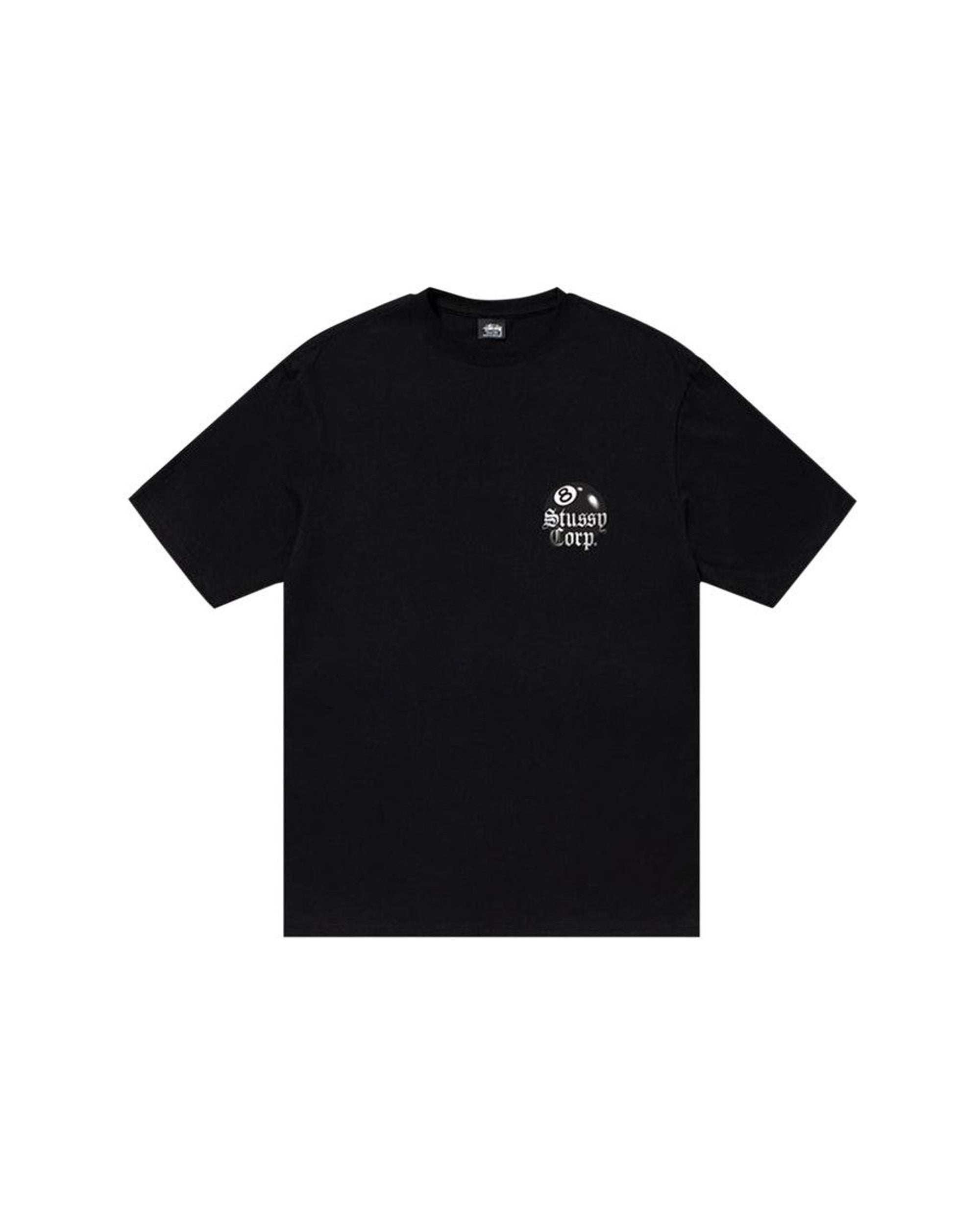 Stussy 8 Ball Corp. Tee Black