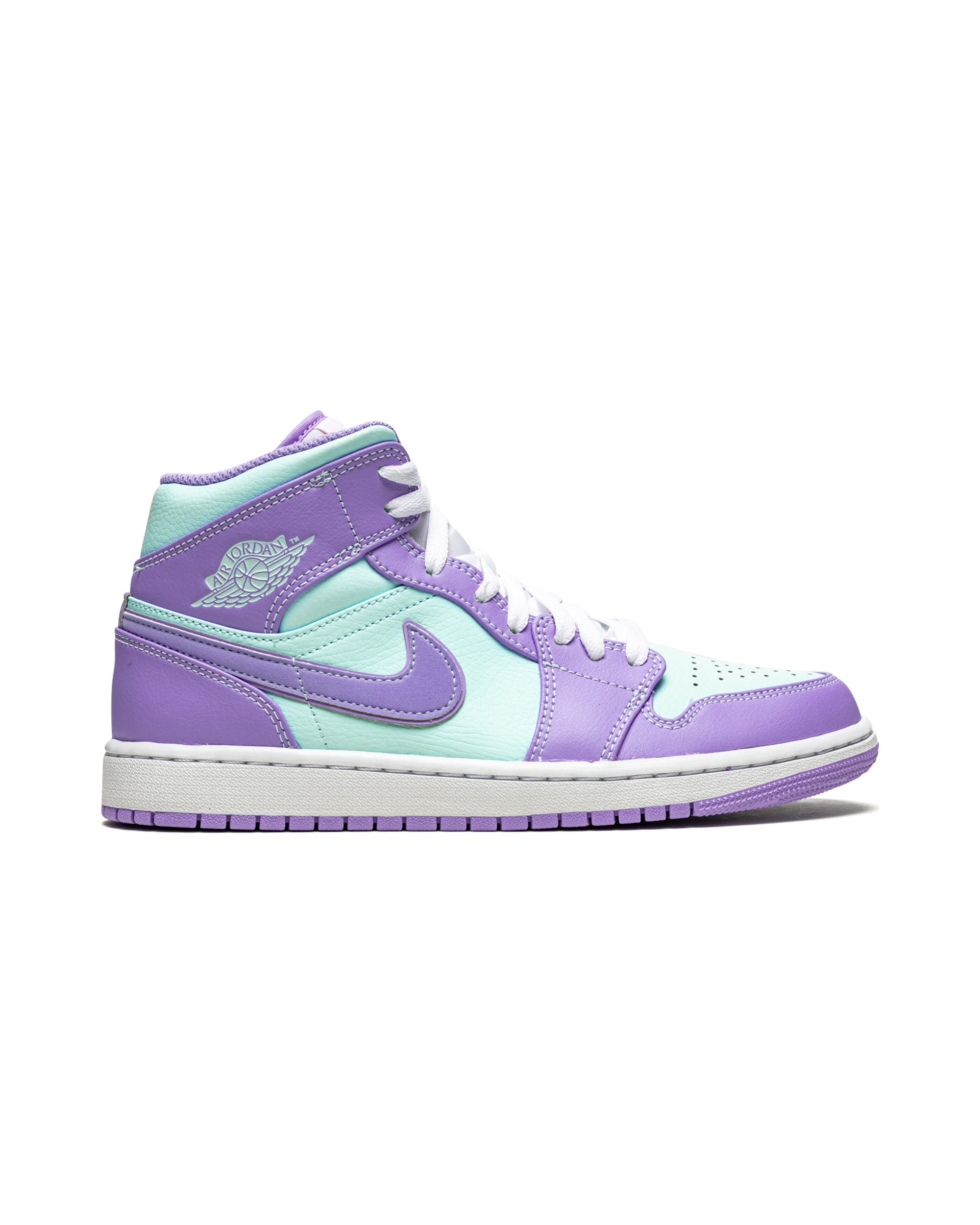 Jordan 1 Mid Purple Aqua