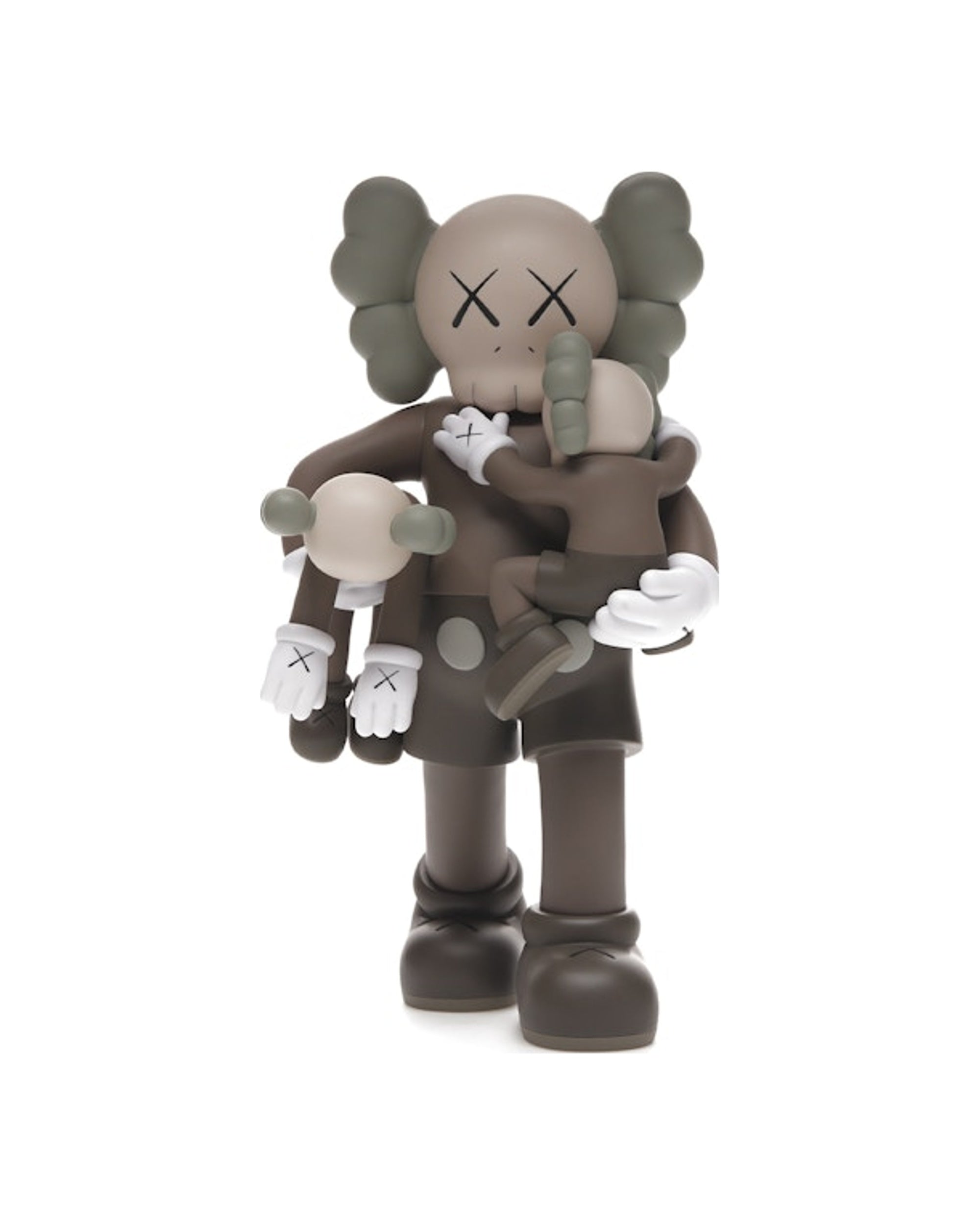 KAWS Clean Slate Vinyl Figure Brown