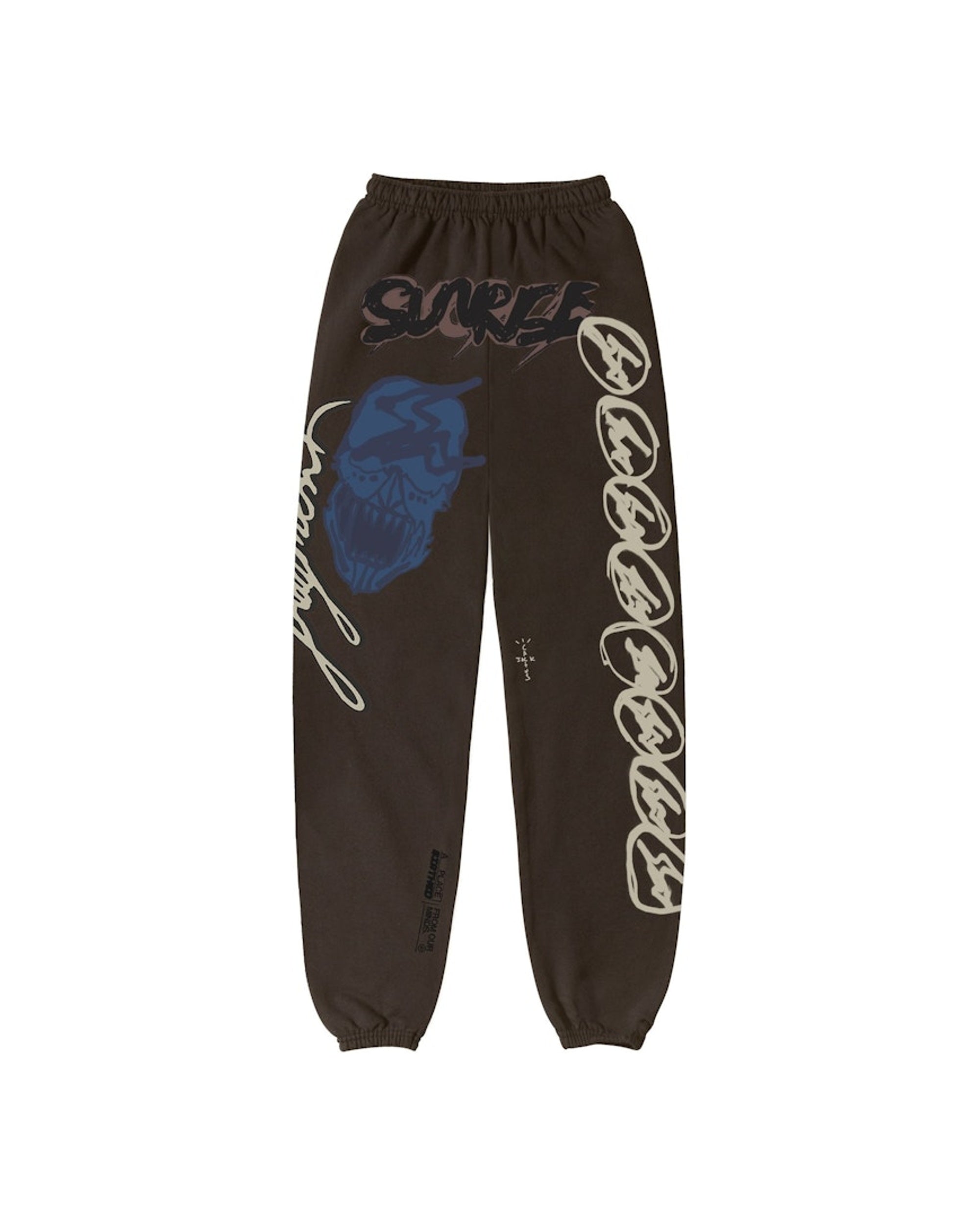 Travis Scott Cactus Jack For Fragment Sunrise Sweatpants Brown