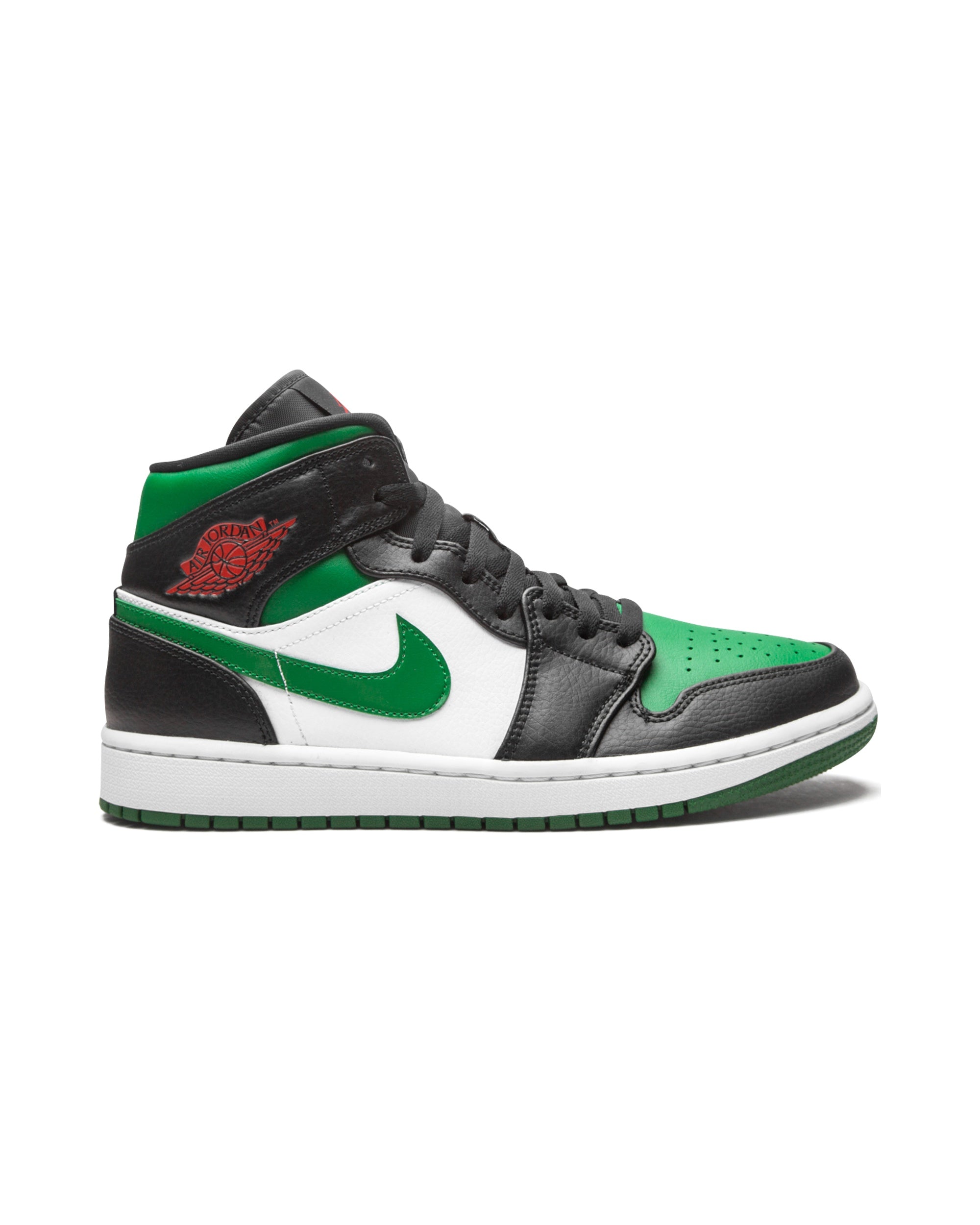 Jordan 1 Mid Green Toe