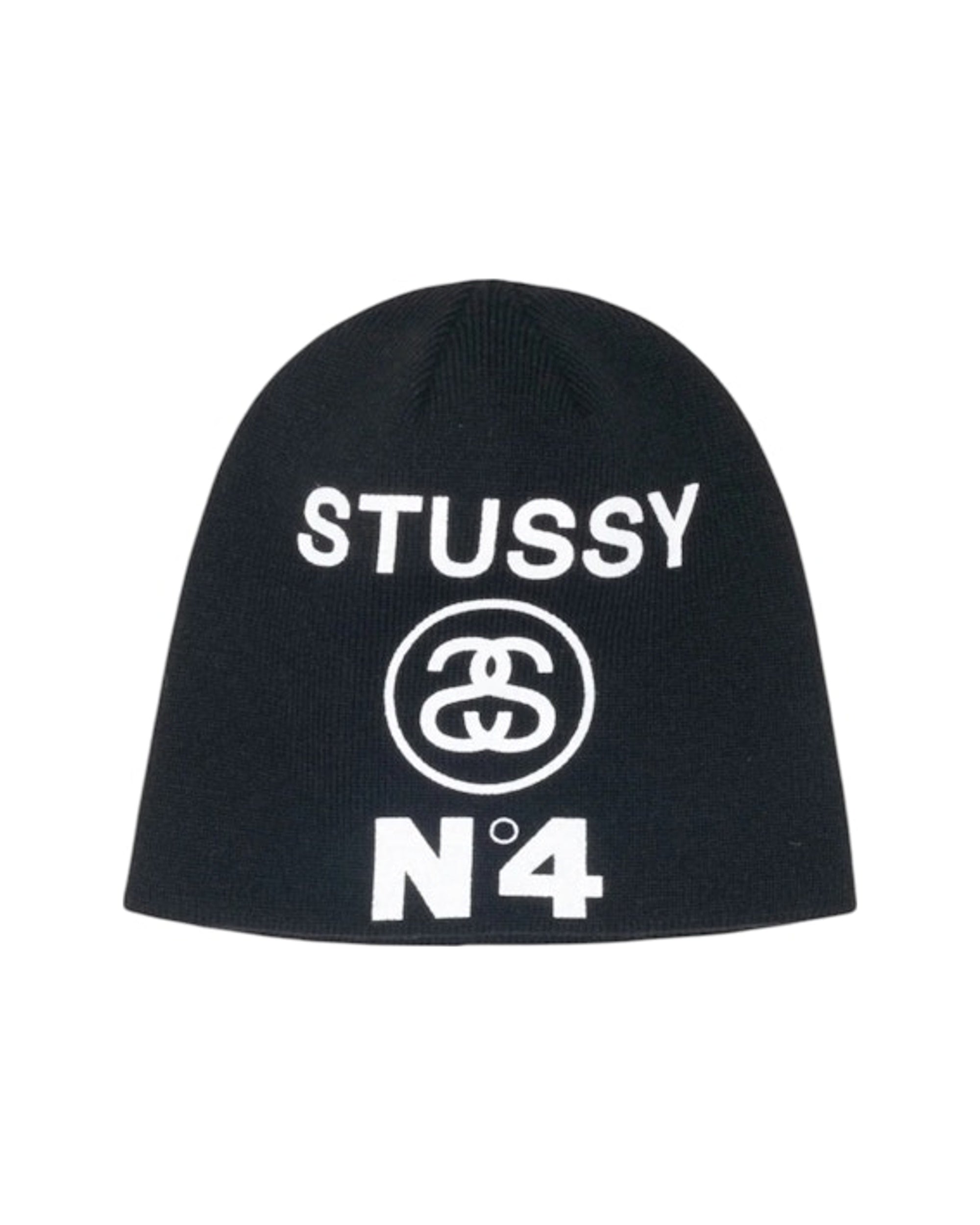 Stussy Number 4 Skullcap Beanie Black