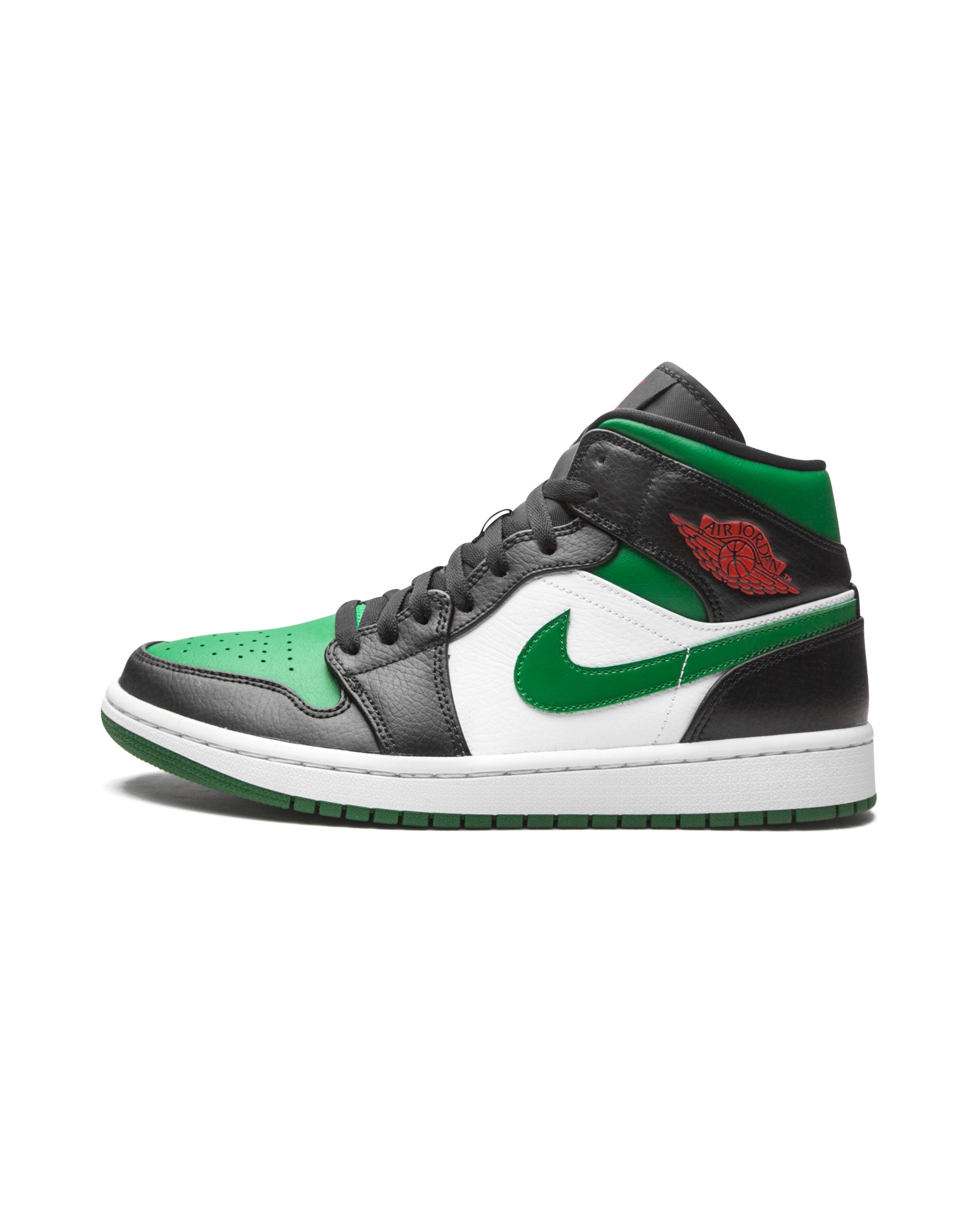 Jordan 1 Mid Green Toe