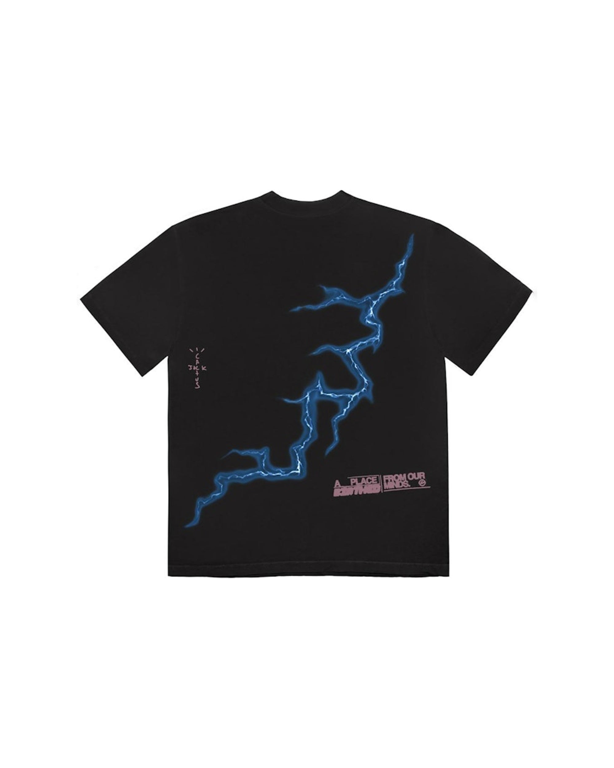 Travis Scott Cactus Jack For Fragment Danger Tee Washed Black