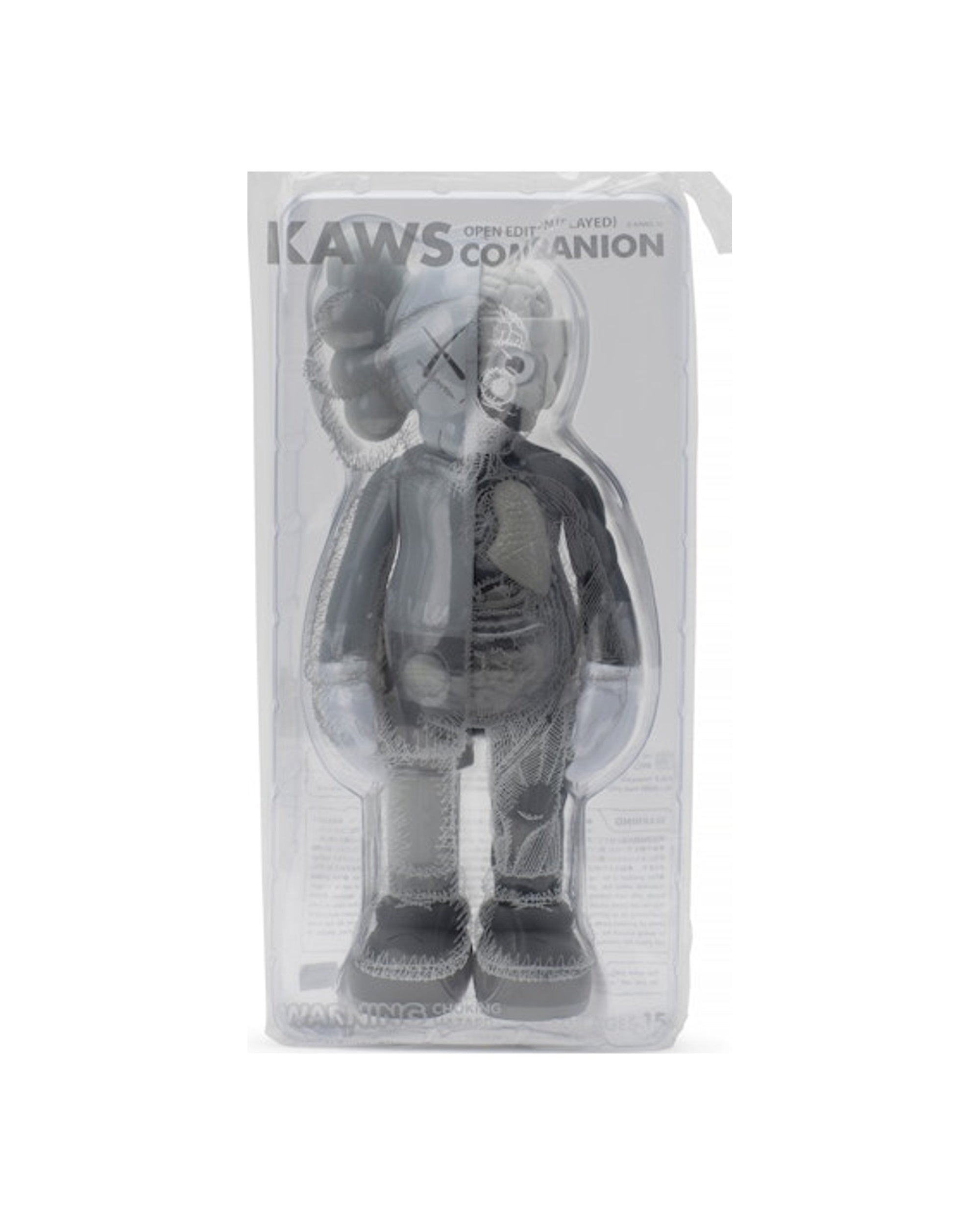 KAWS Companion Flayed Open Edition Vinyl Figure Grey