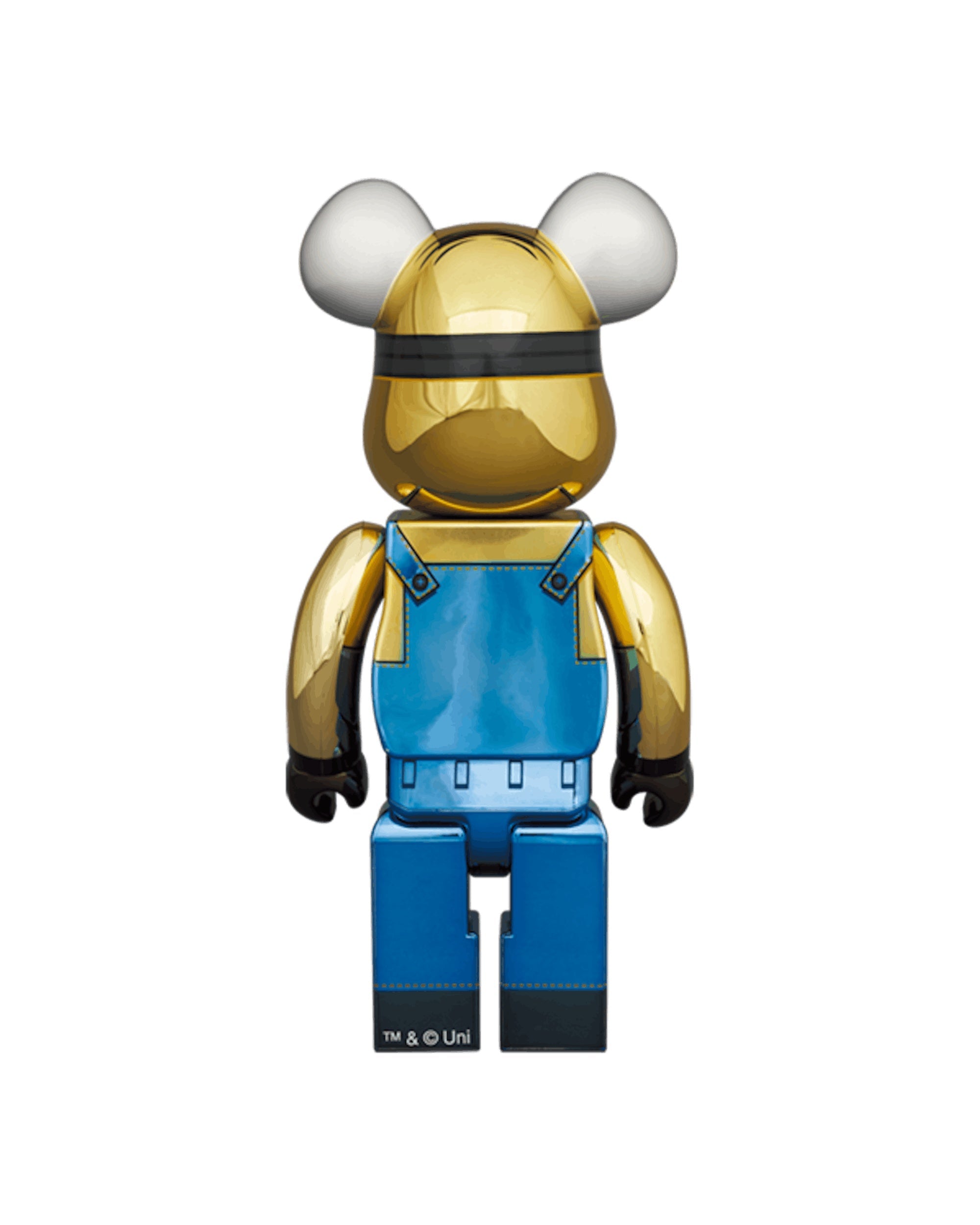 Bearbrick DAVE 100% & 400% Set CHROME Ver.