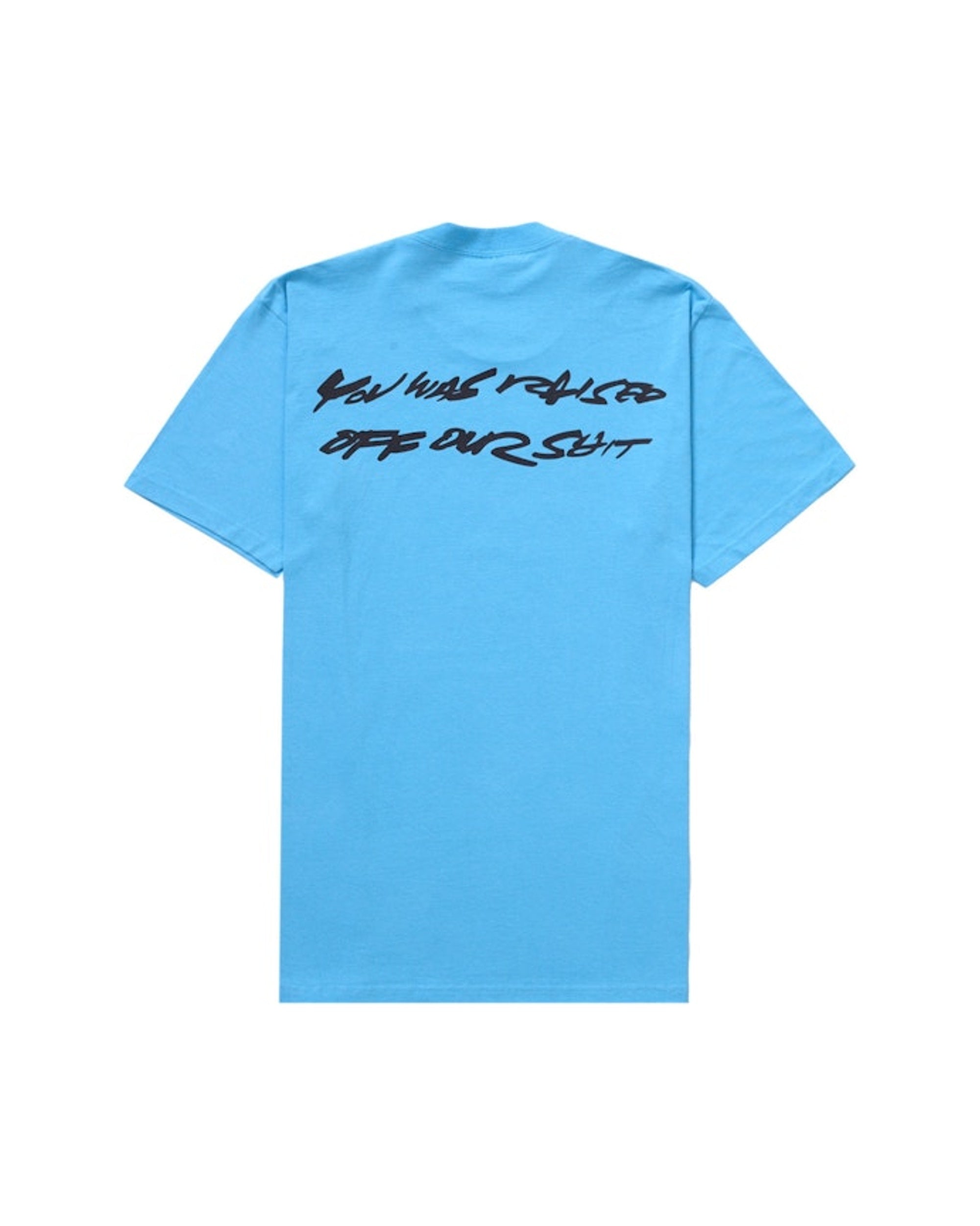 Supreme Futura Box Logo Tee Bright Blue