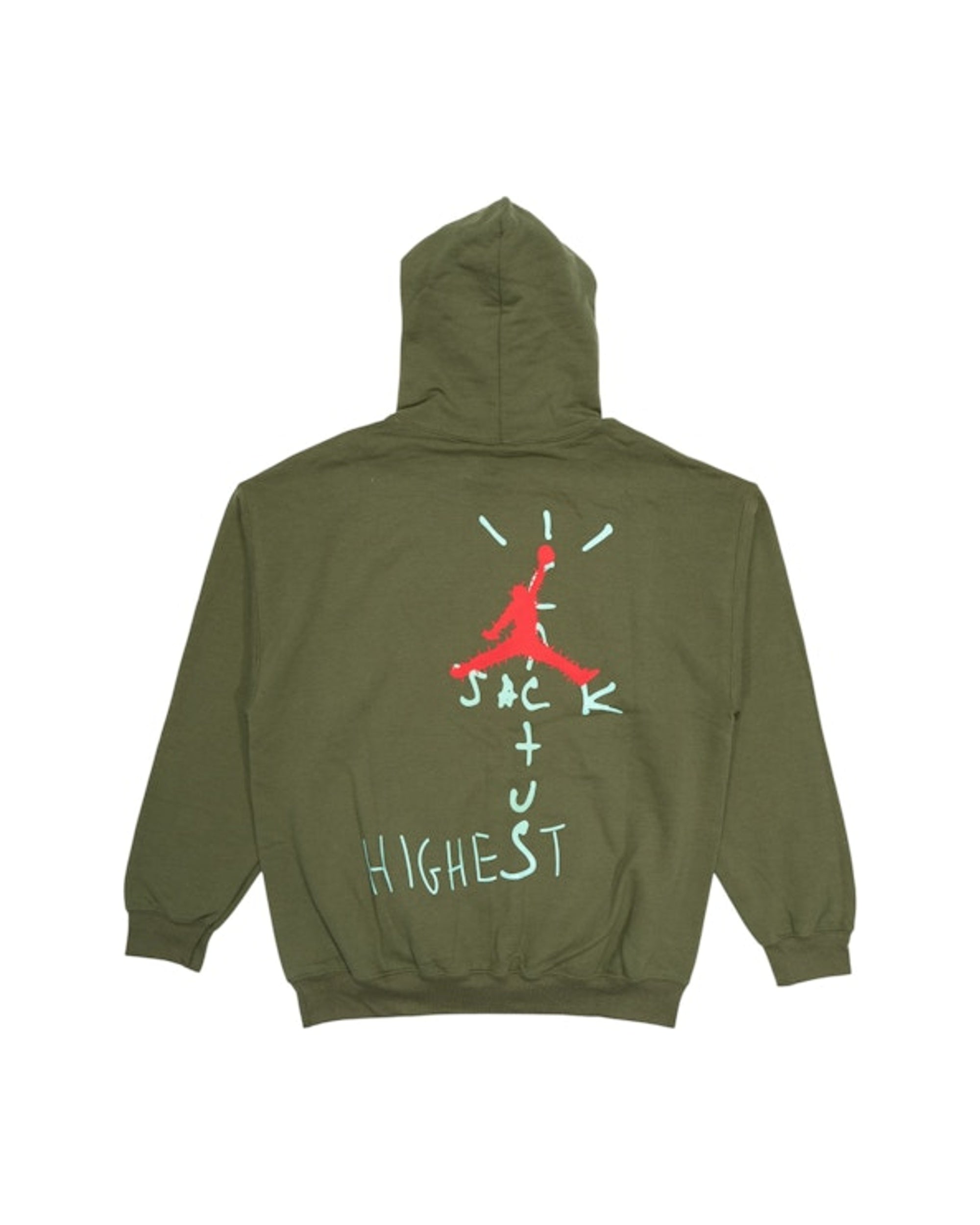 Travis Scott Jordan Cactus Jack Highest Hoodie Olive