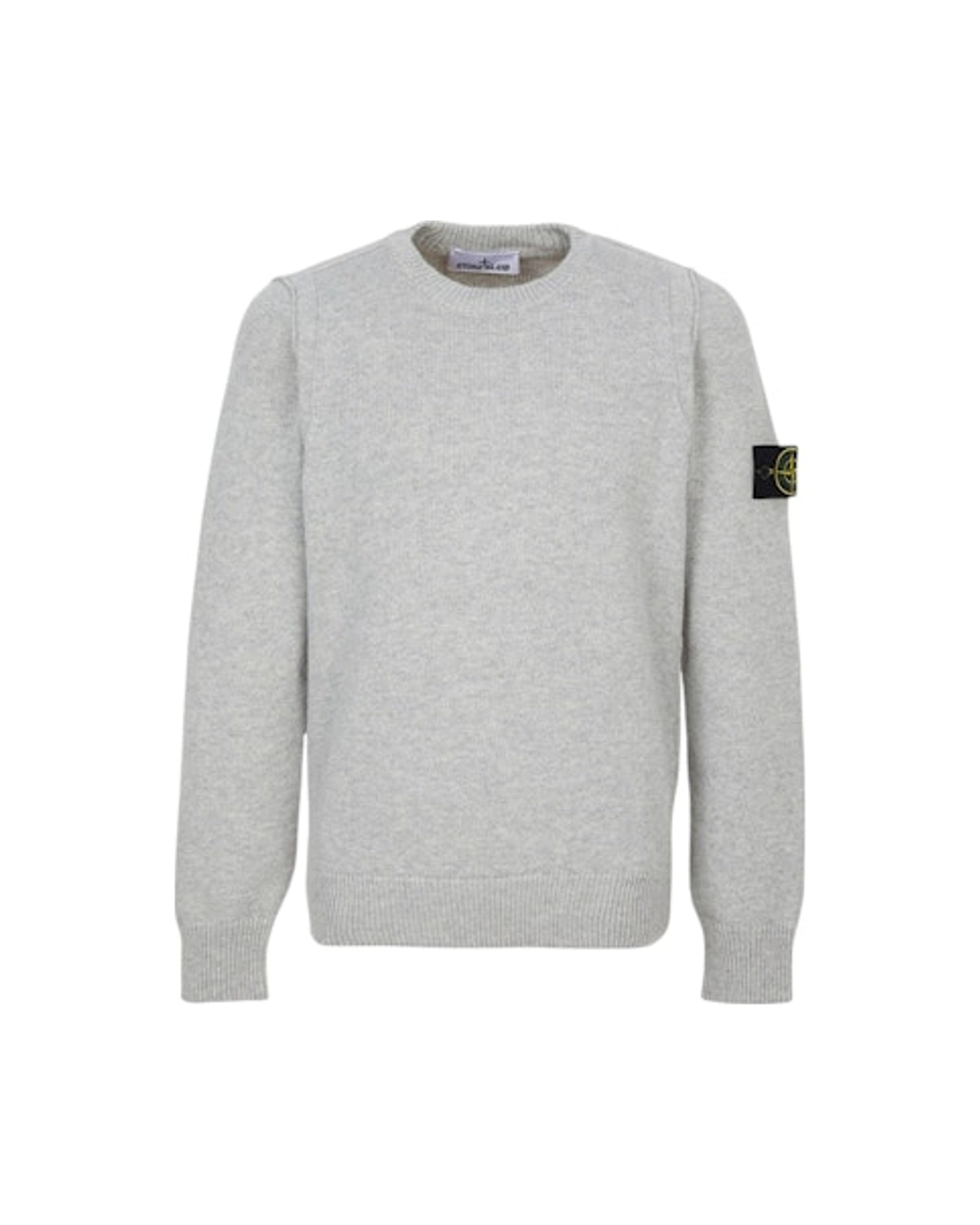 Stone Island Logo Sweater Gray