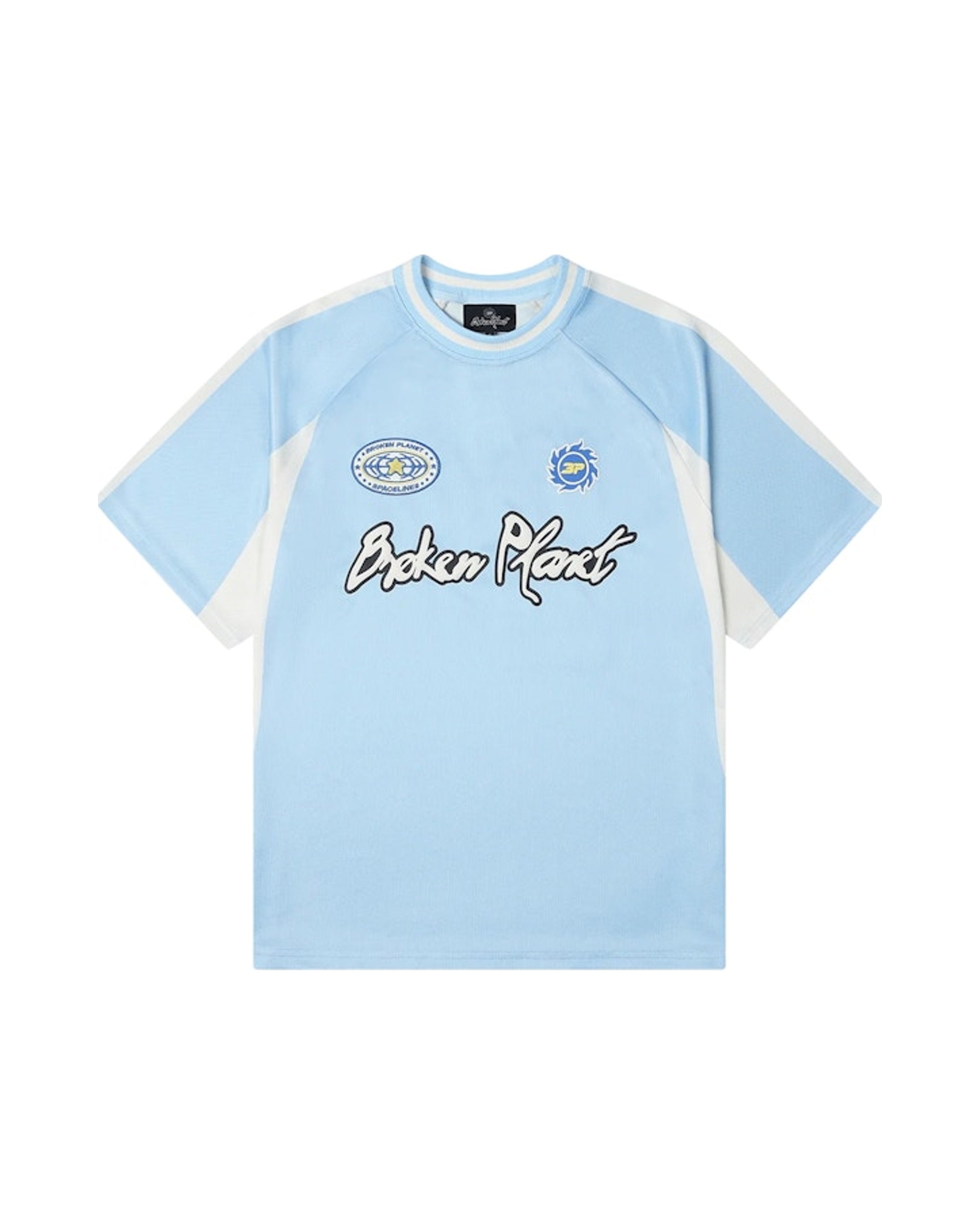 Broken Planet Football Jersey Light Blue