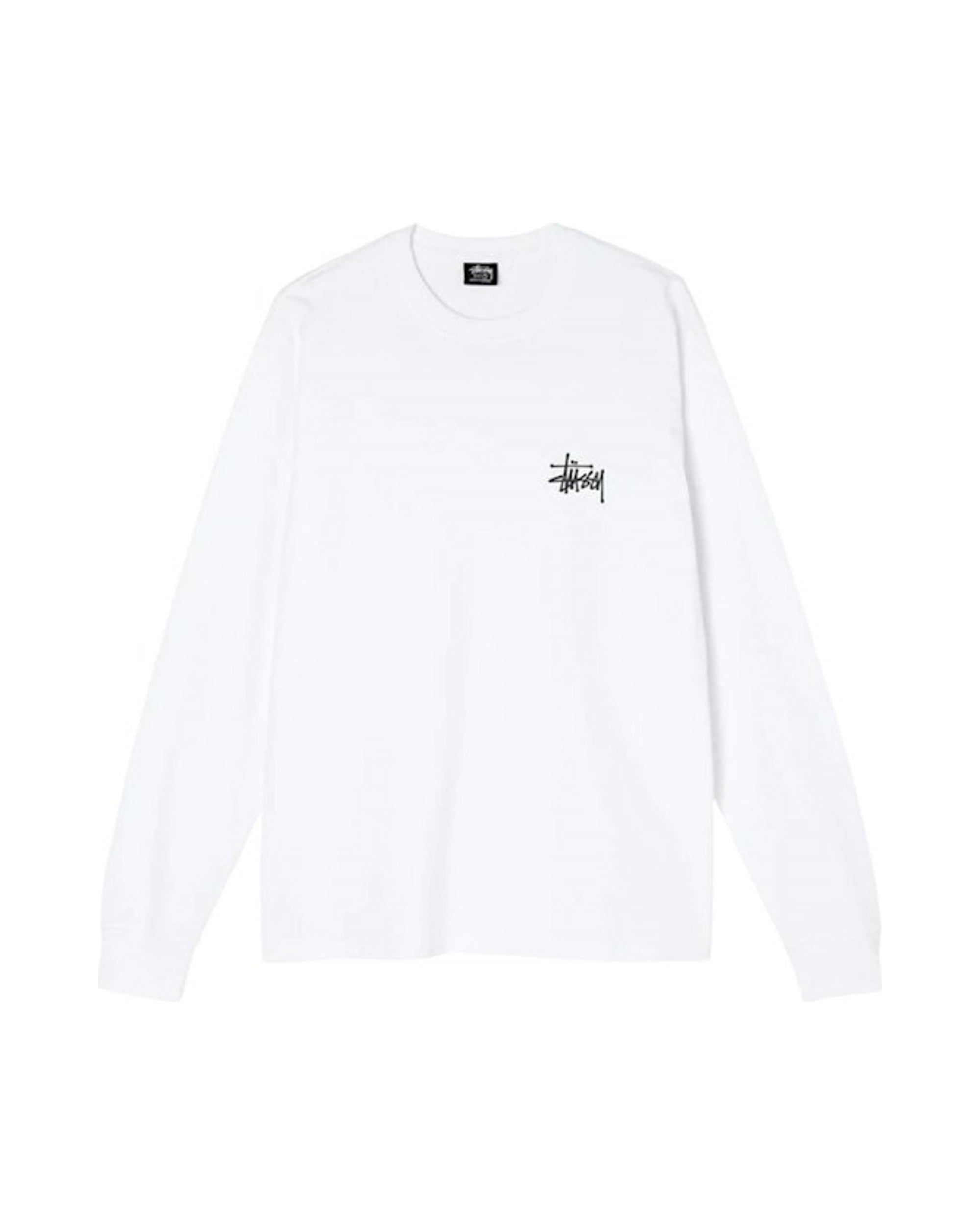 Stussy Basic Long Sleeve Tee White